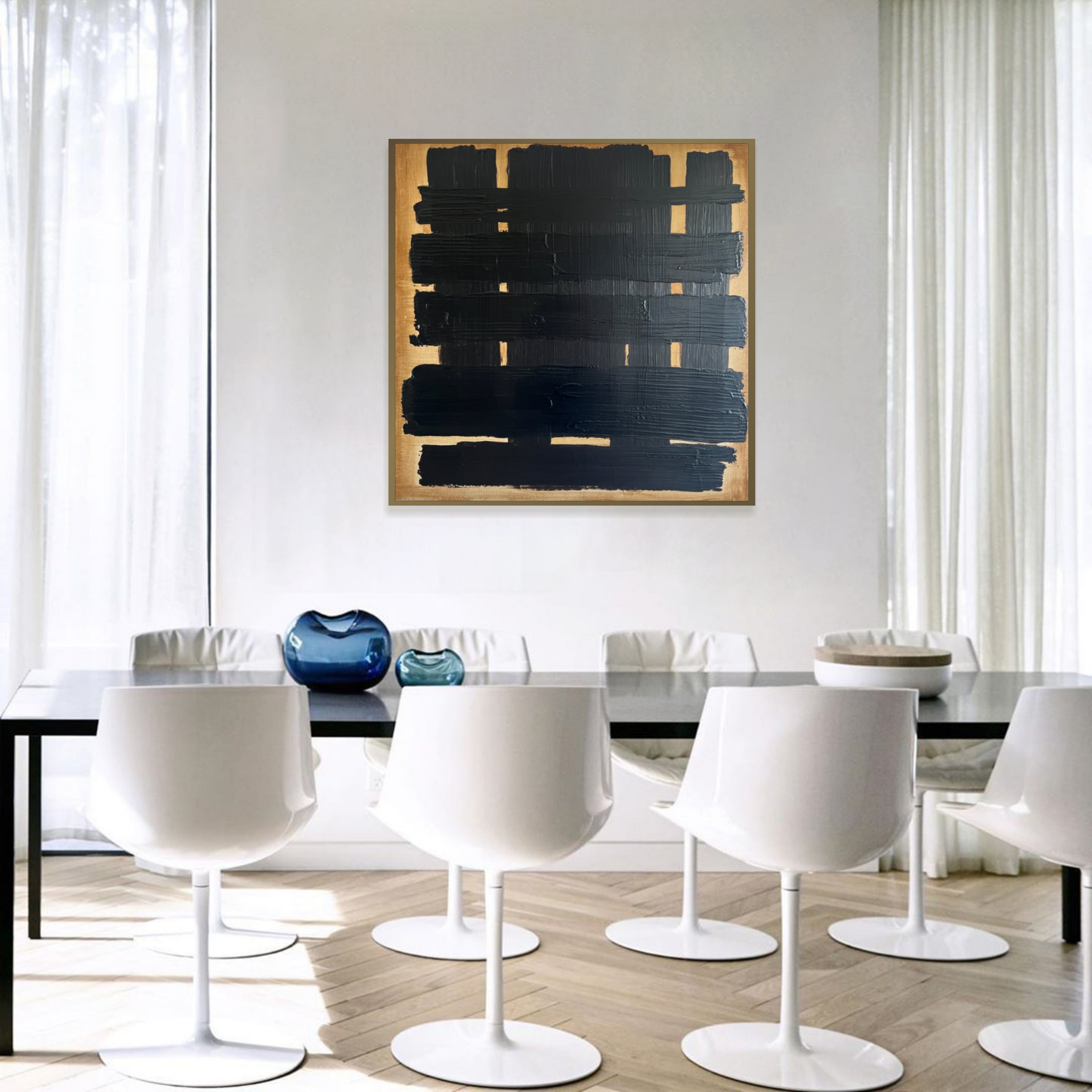 BLACK LATTICE 31"x31"