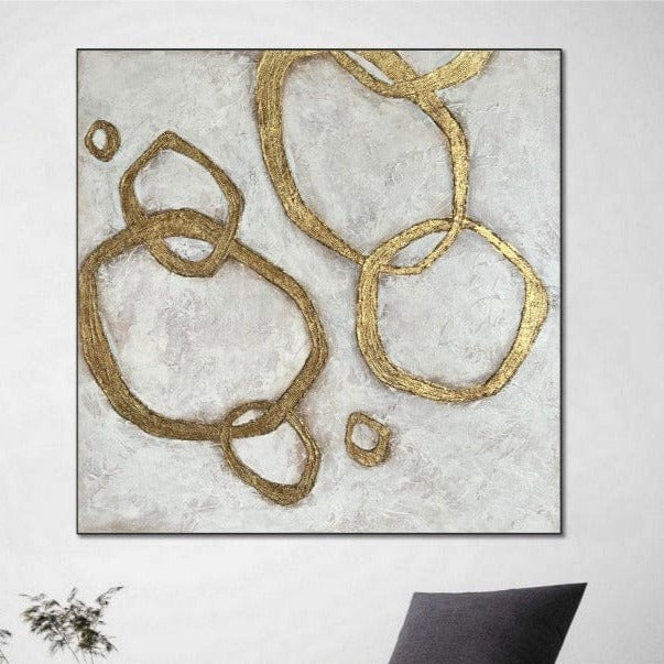 GOLDEN CIRCLES Unstretched