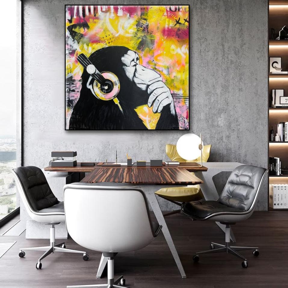 POSITIVE VIBES 46"x46"