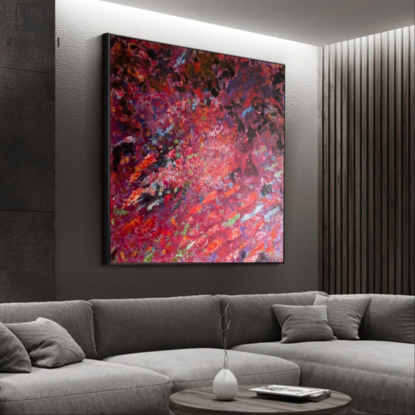 RED EFFECT 50"x50"