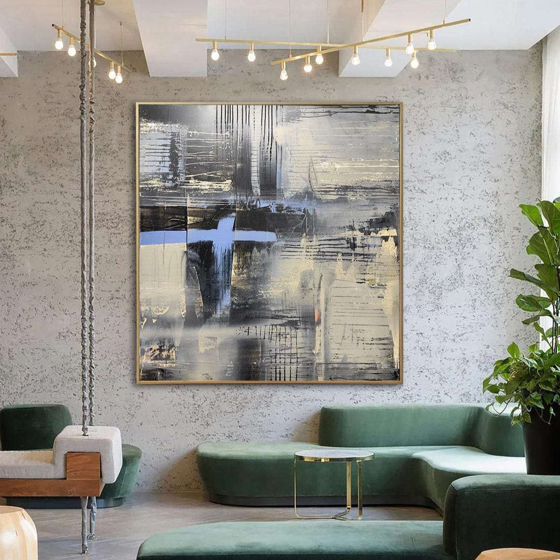 Abstract Expression Painting ASSOCIATION 39 39"x35"