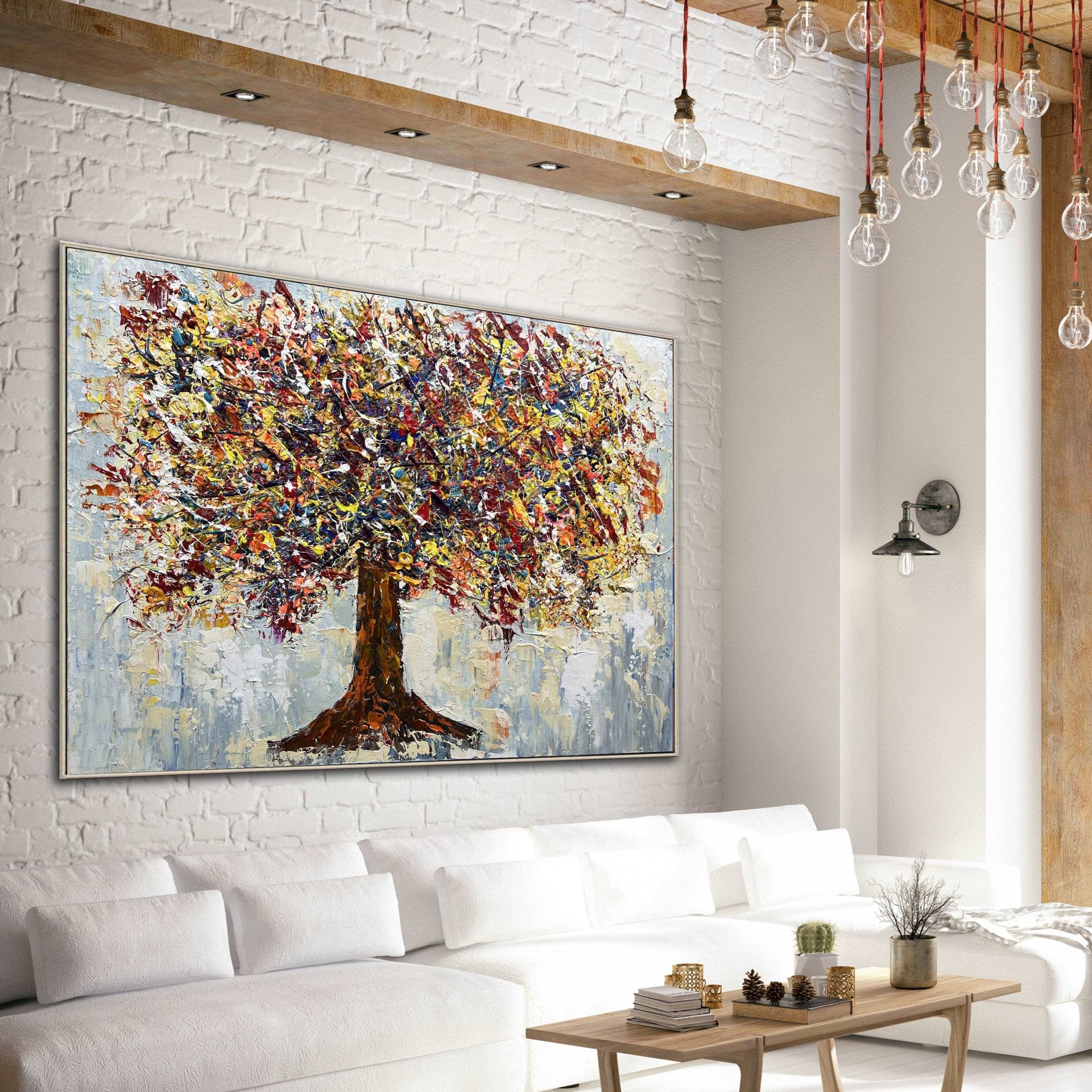 Textured nature inspired art JOY TREE