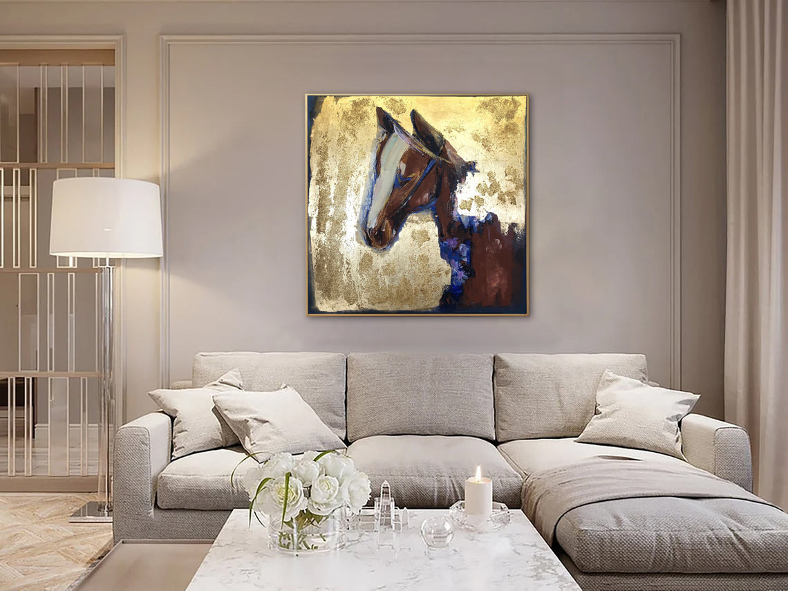 LONE RUNNER 27.5"x27.5"