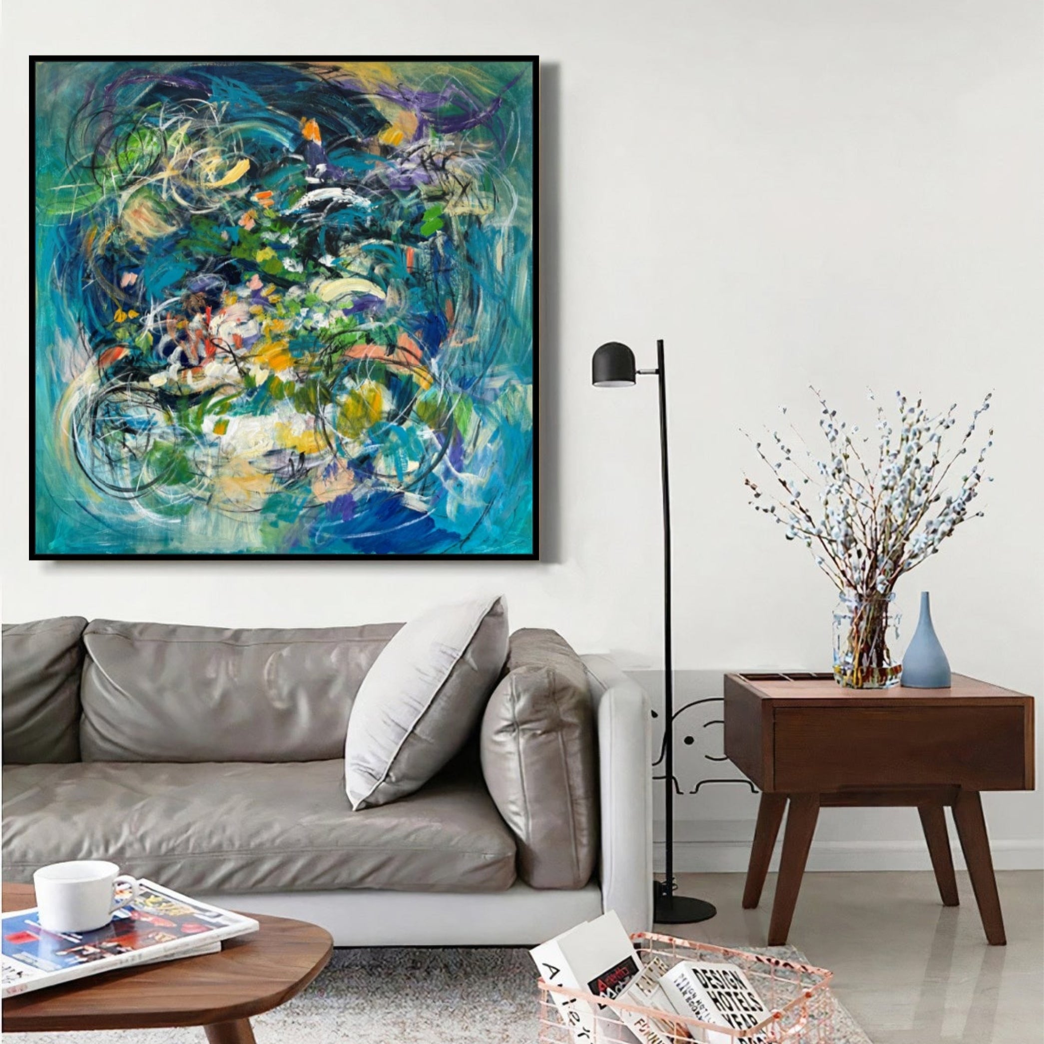 AGITATION COLORS 40"x40"