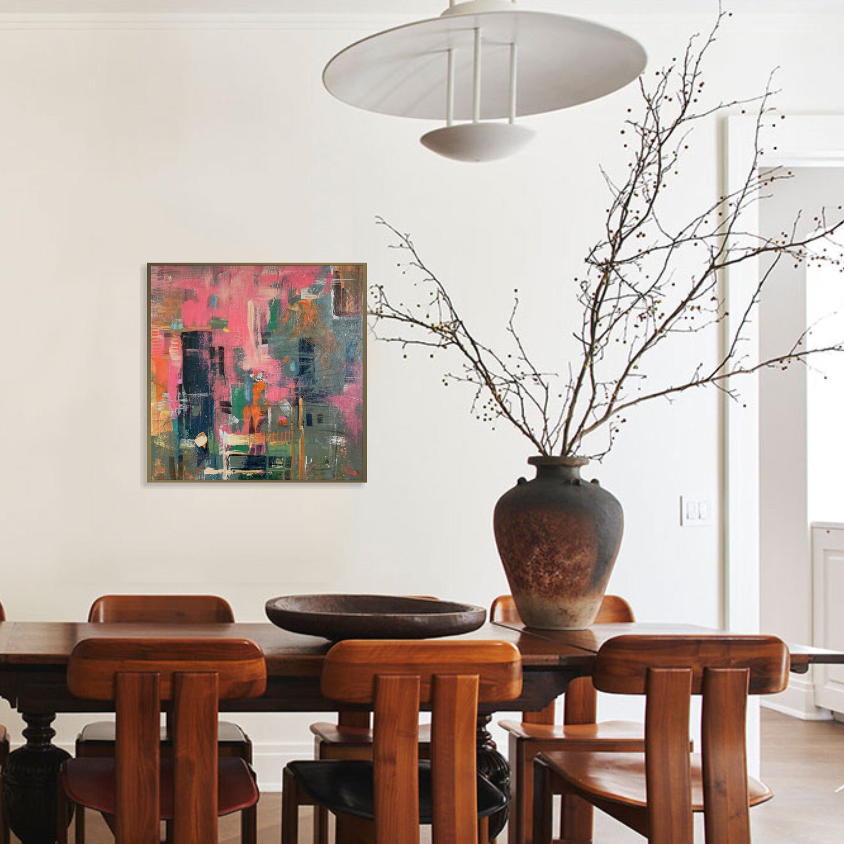 BRASS COLLISION 20"x20"