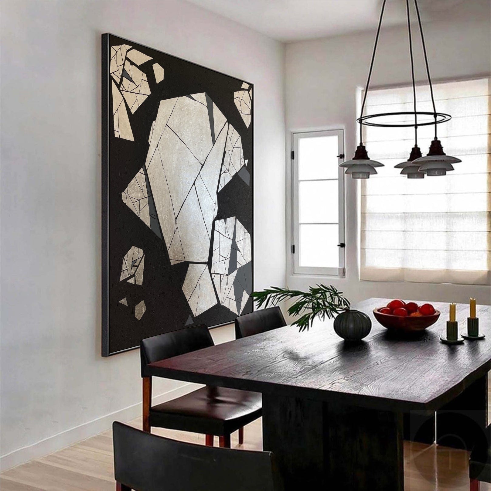 Canvas wall art painting abstract BROKEN ROCK