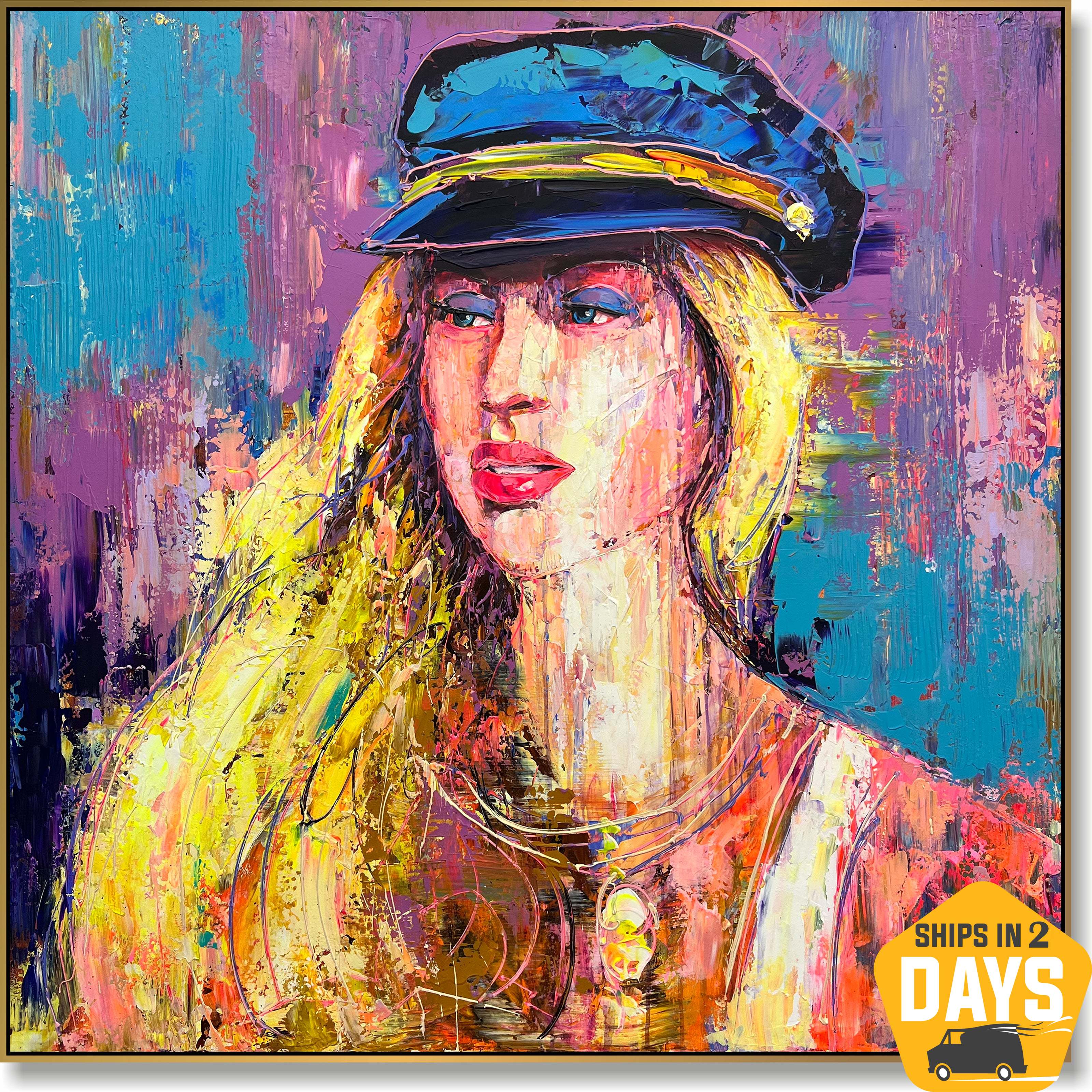 AZURE ELEGANCE 46"x46"