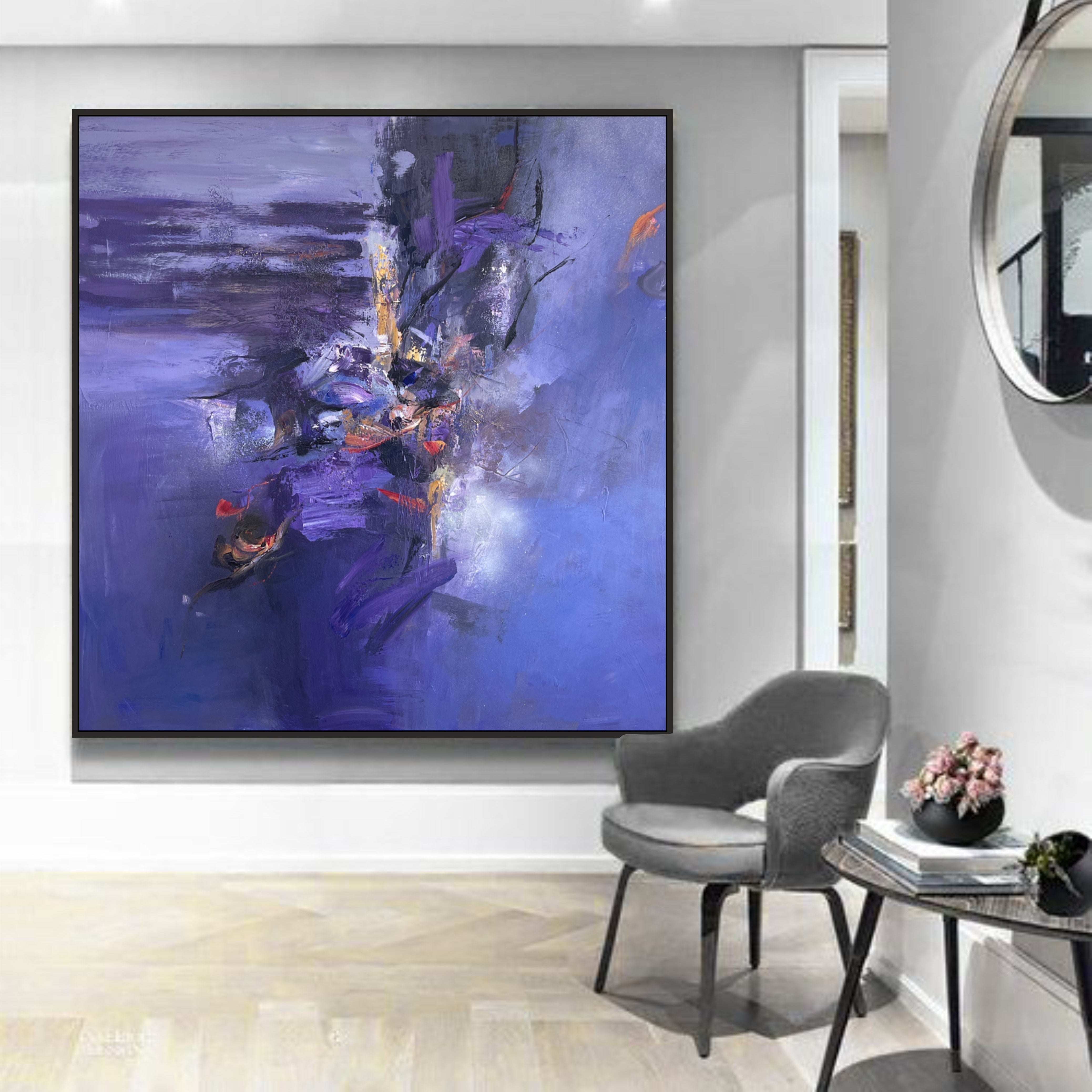 PURPLE NIGHT 46"x46"