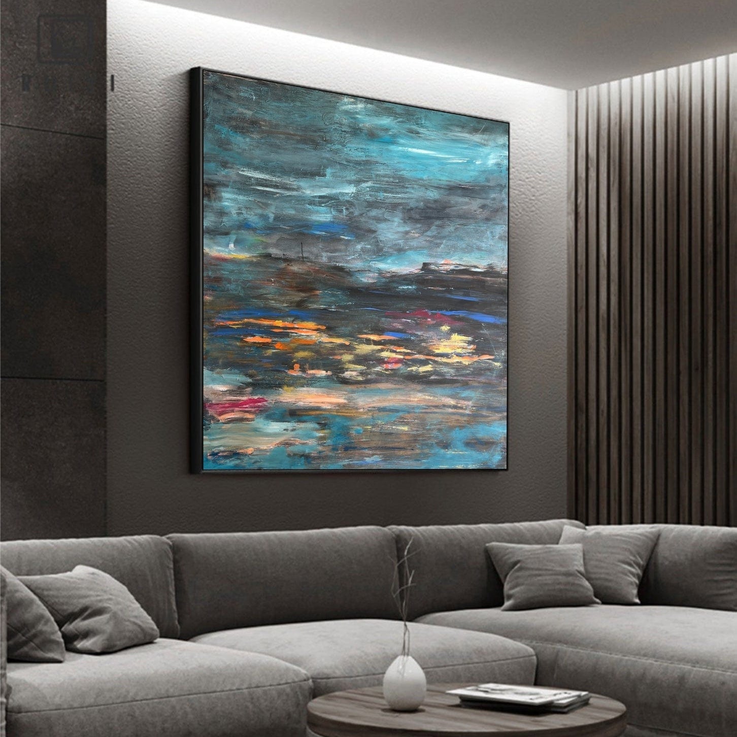 REBELLIOUS SKY 50"x50"