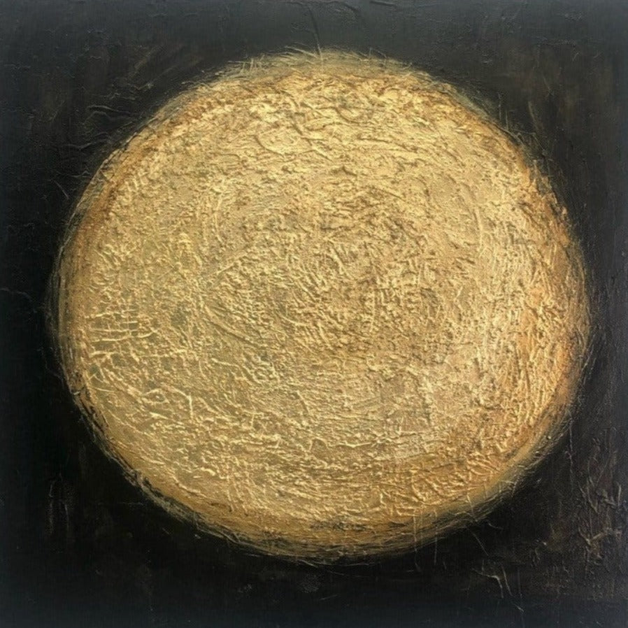 Abstract geometric square composition GLOW IN THE DARK