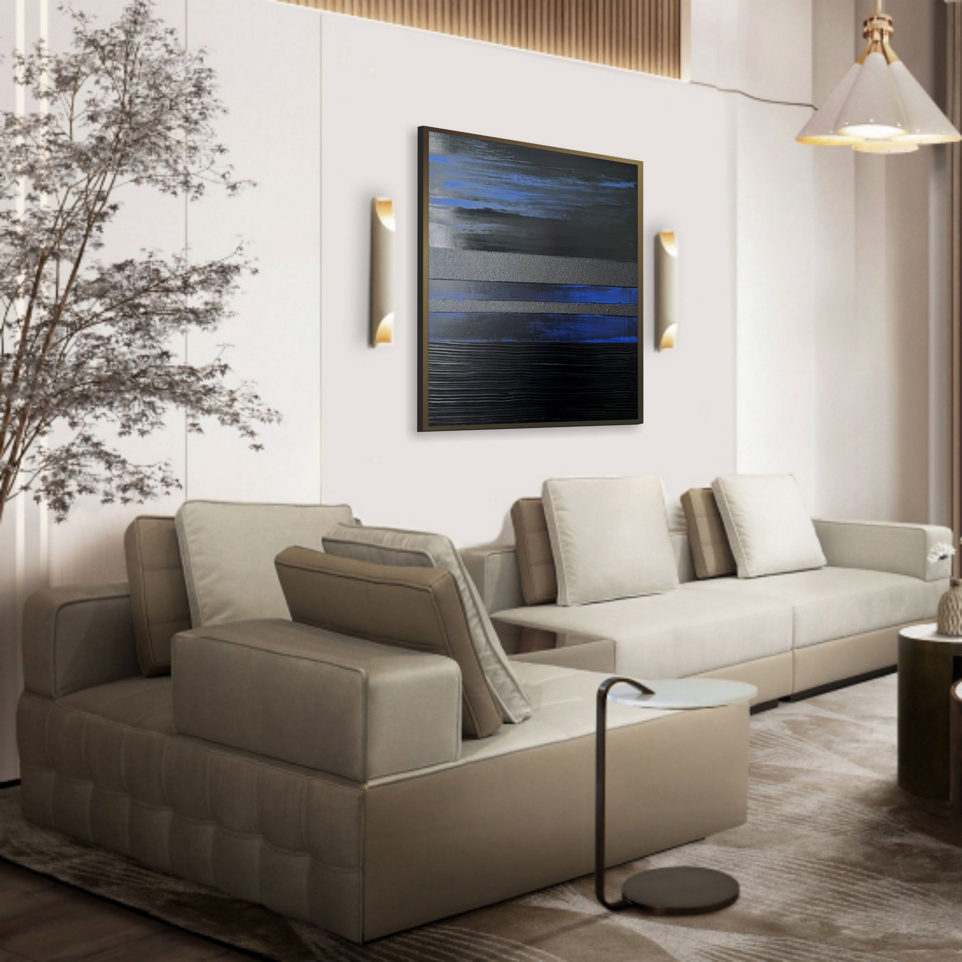 NIGHT HIGHWAY 23.7"x23.7"