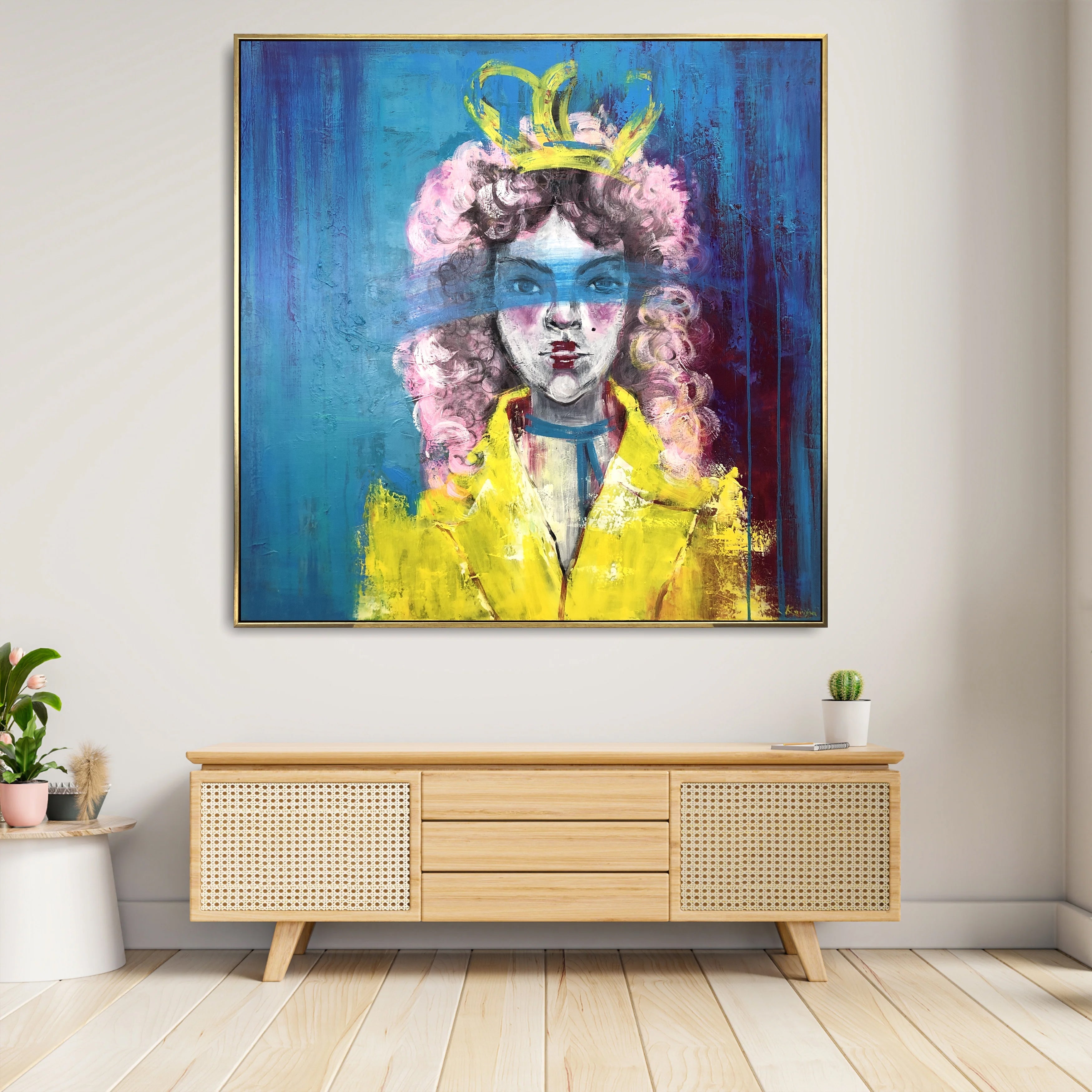 CROWNED STREET QUEEN 40"x40"