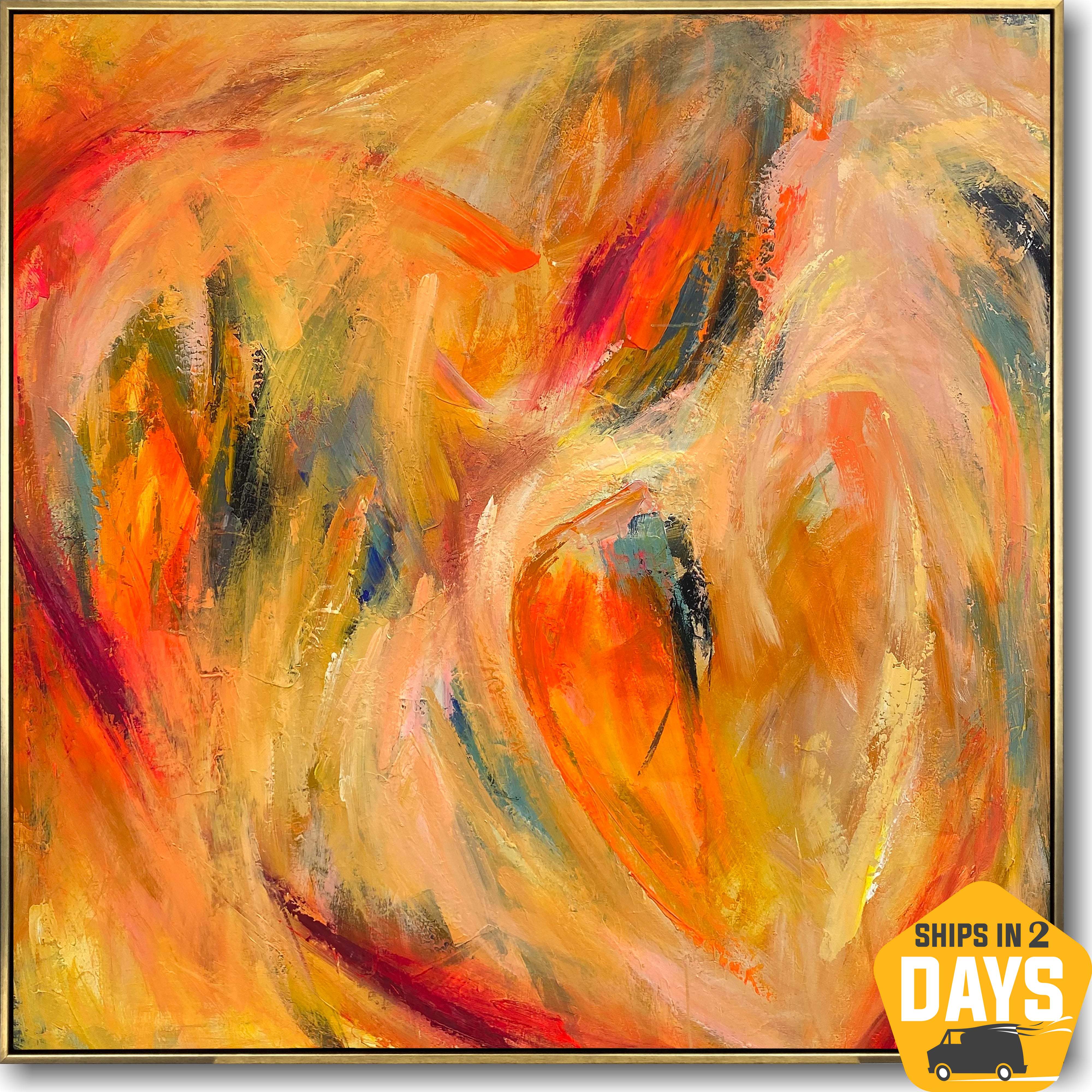 COLORFUL VOLUTE 46"x46"