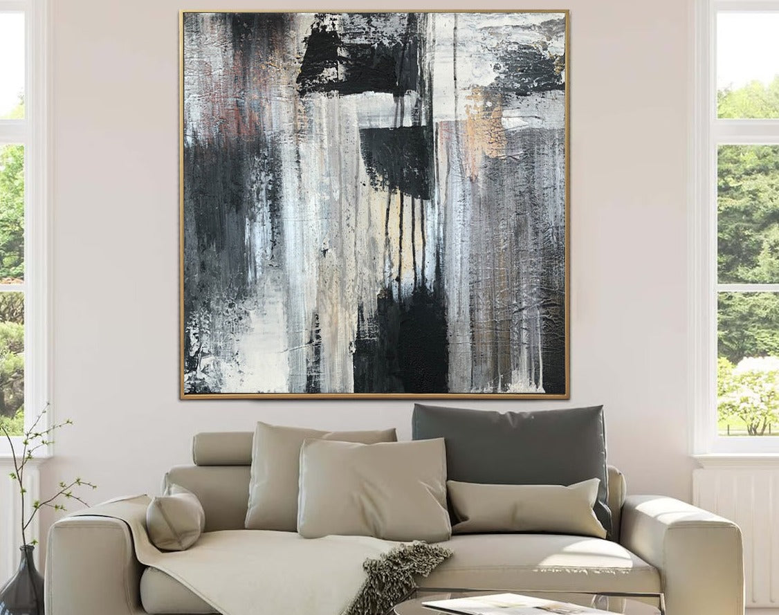 STREAKED WITH TEARS 19.68"x19.68