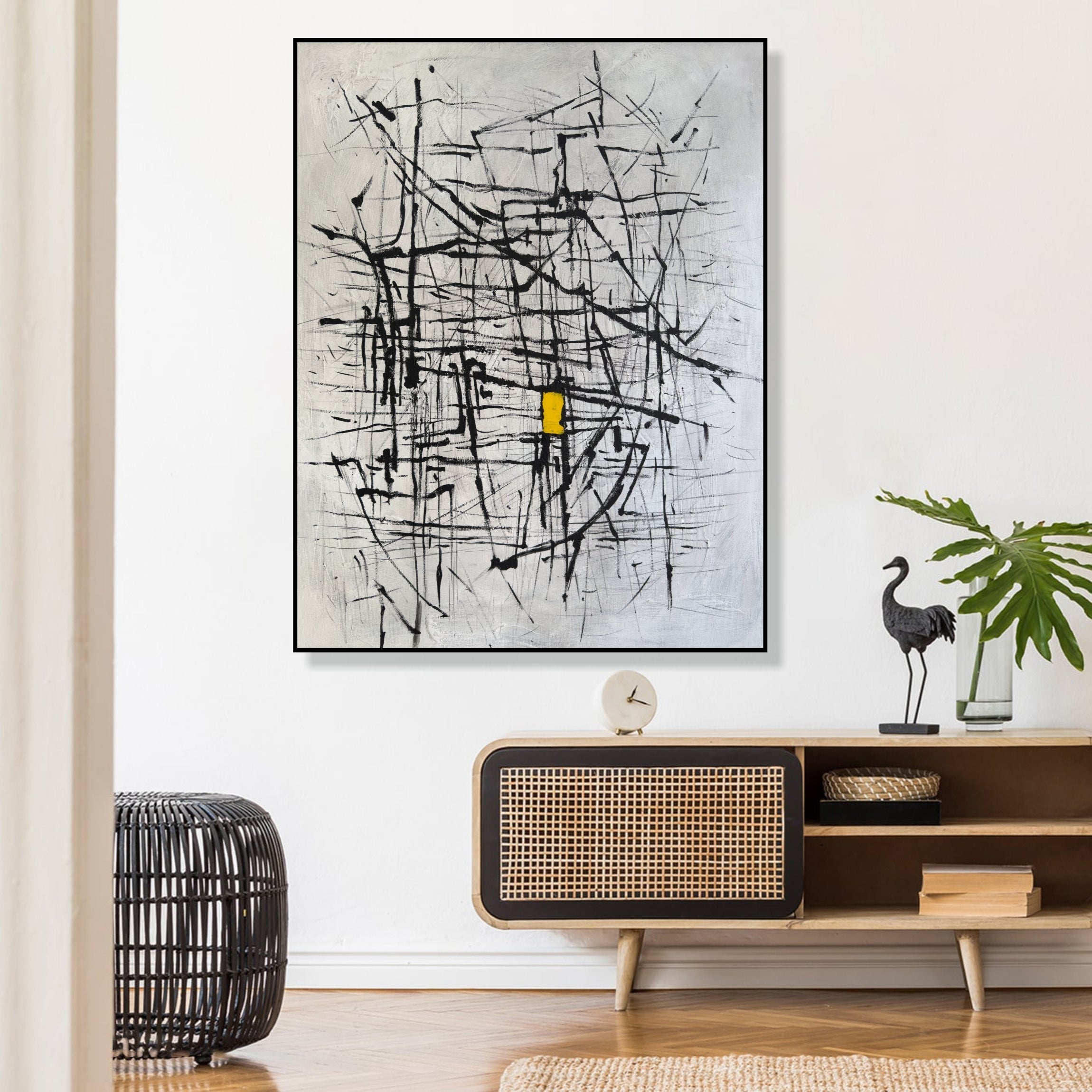 GEOMETRIC BALANCE 27.9"x23.6"