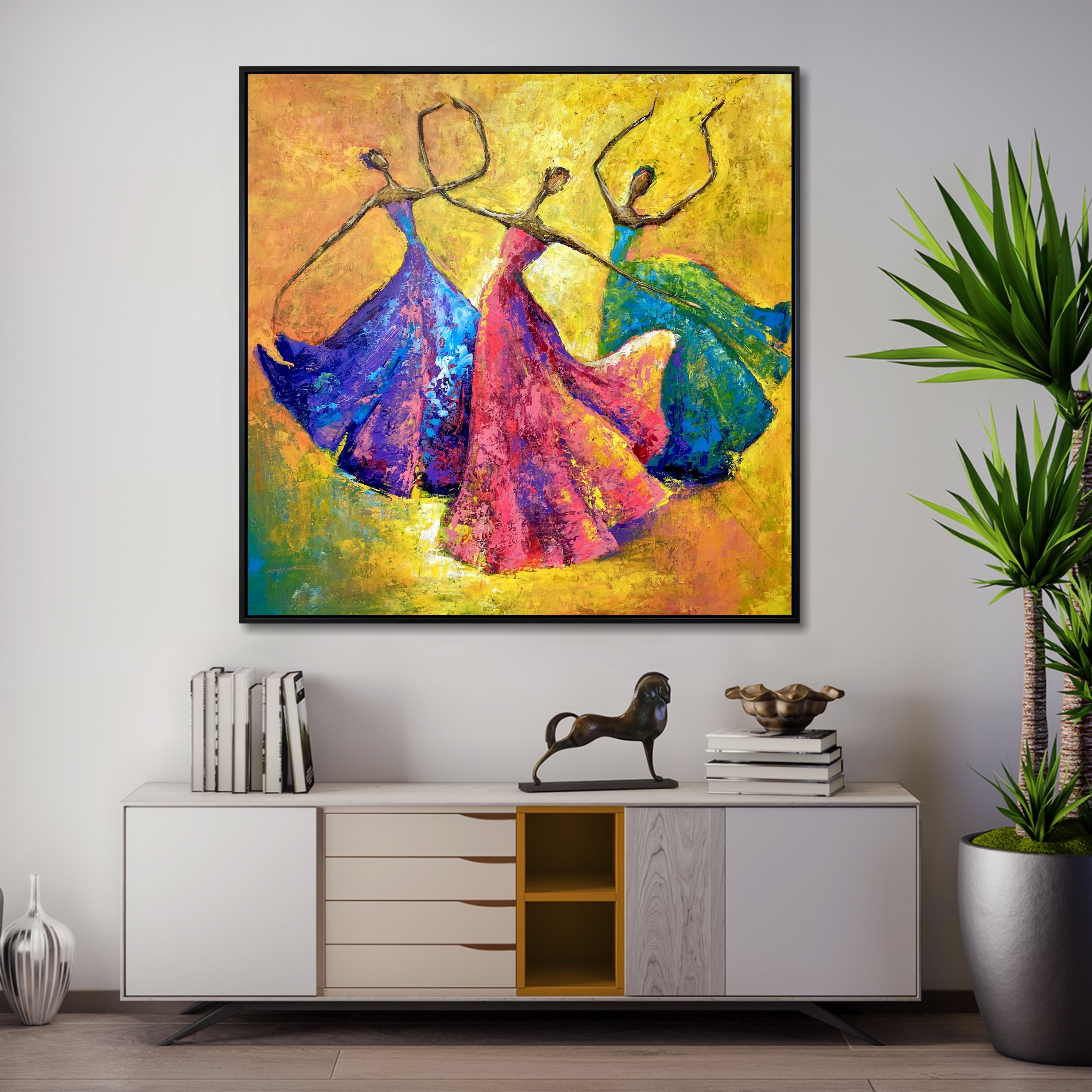 VIBRANT BALLET 46"x46"