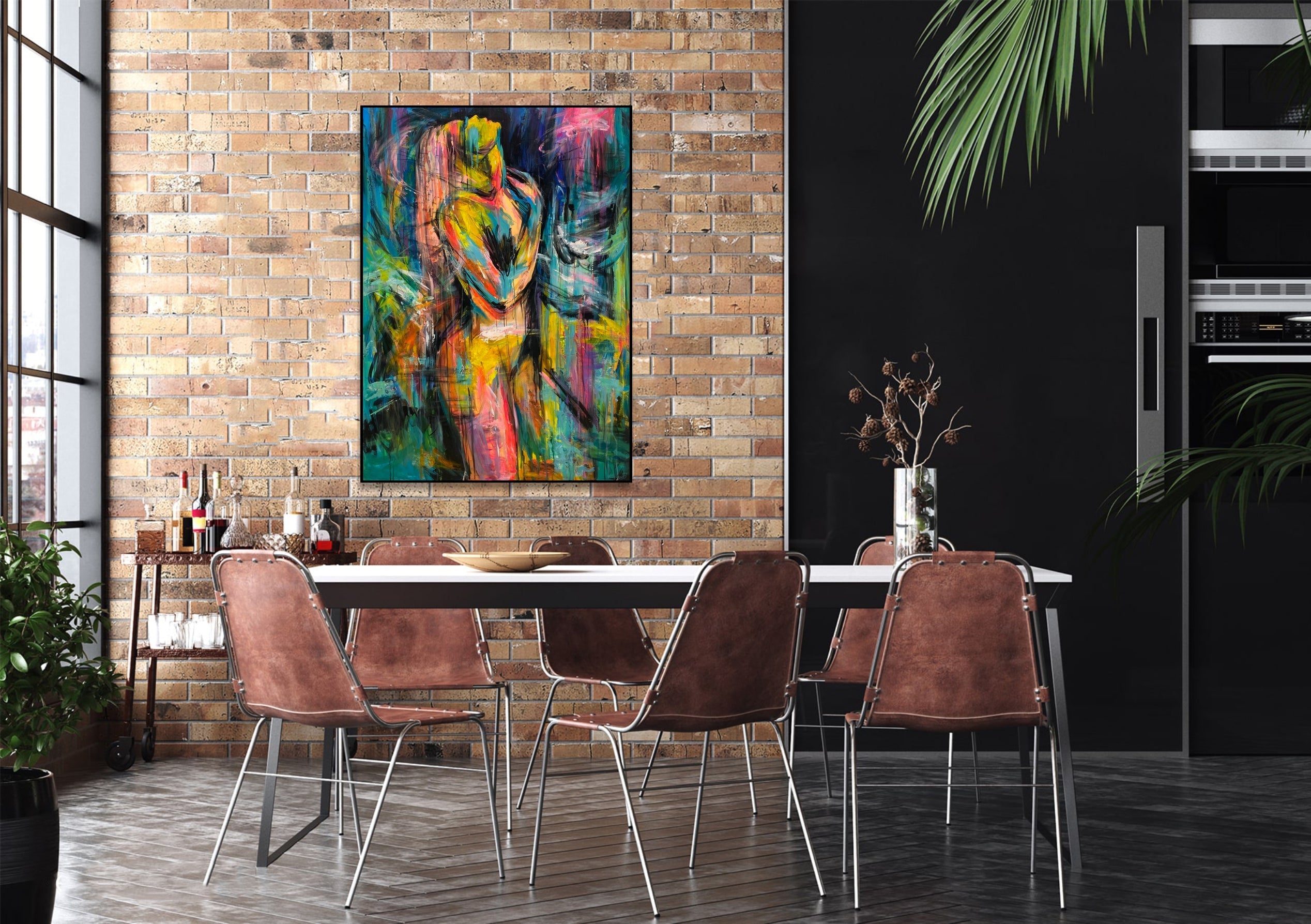 UNDER THE RAIN 60"x40"