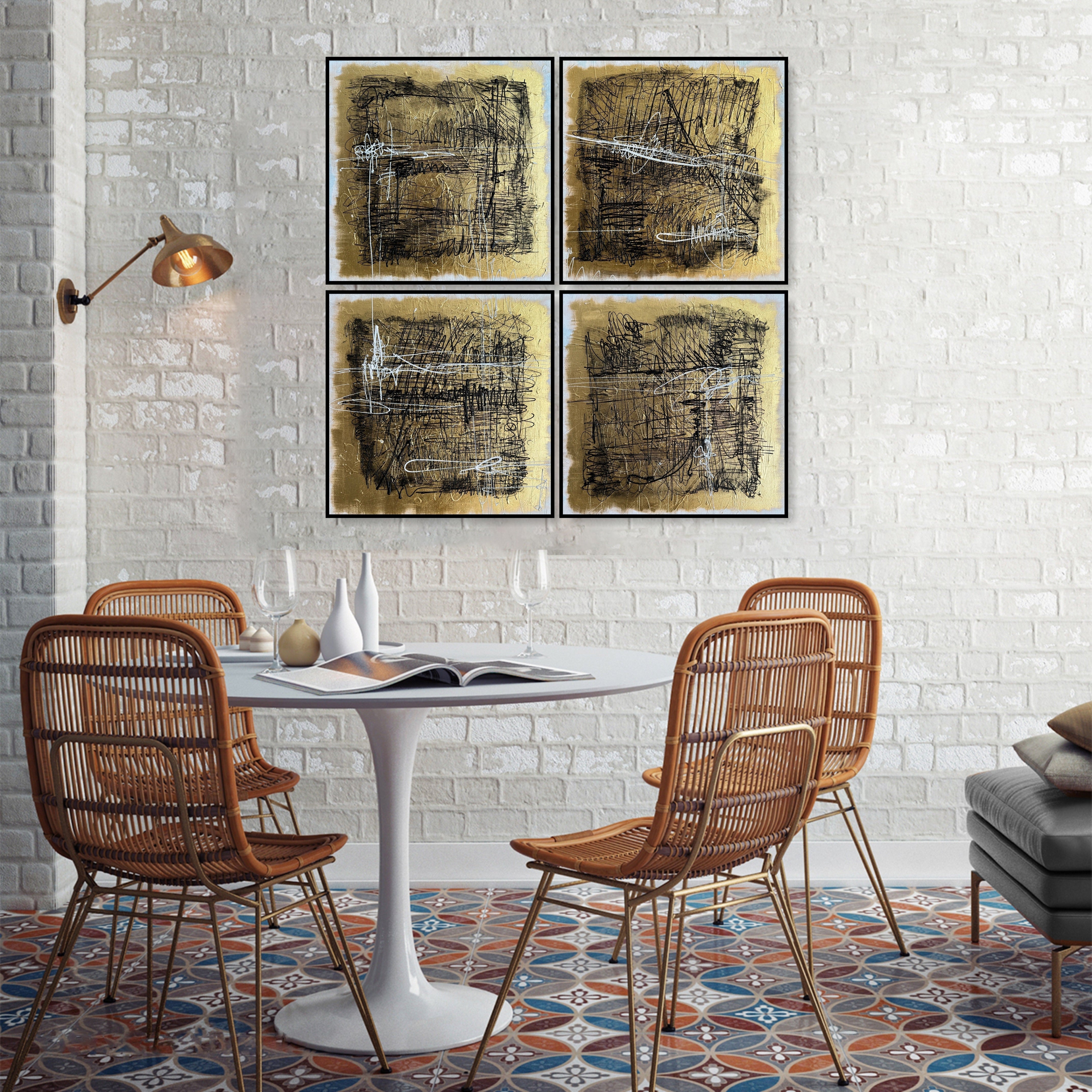 GOLDEN GRID 4P 39.4"x39.4"