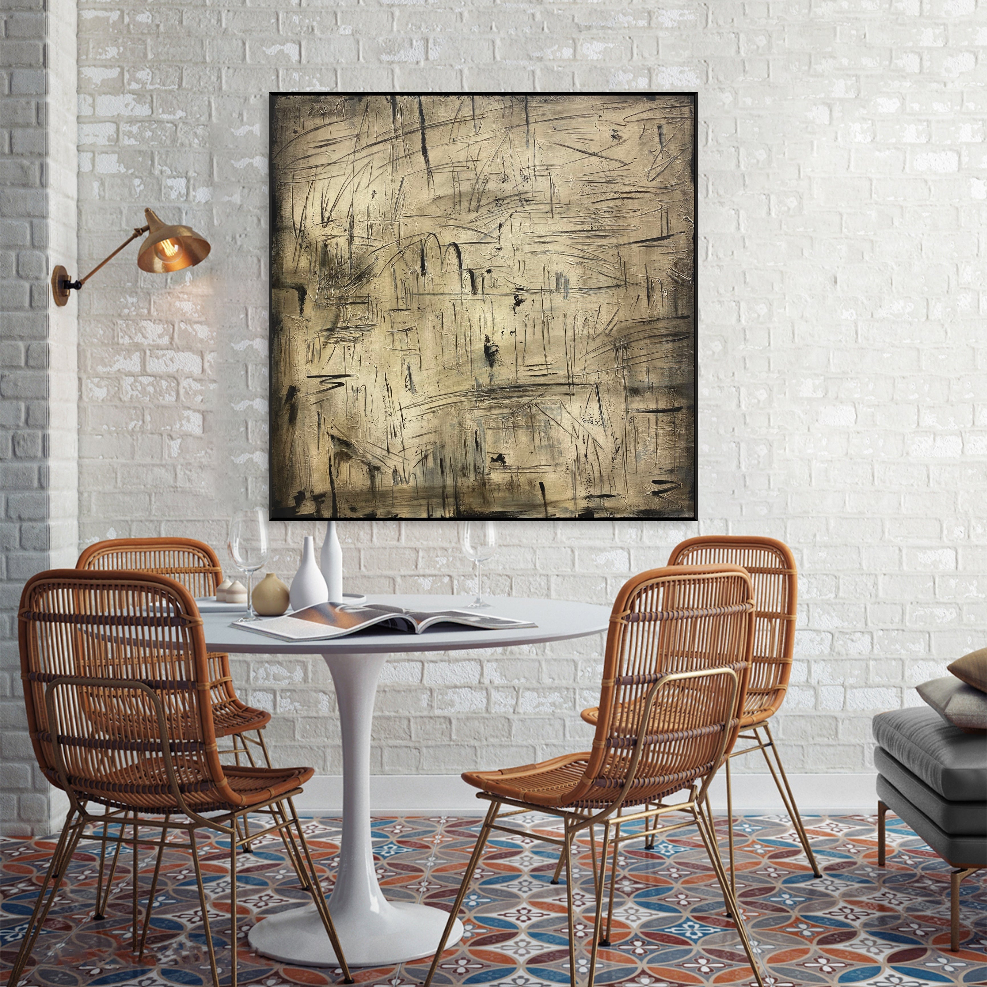 OLD WRITINGS 50"x50"