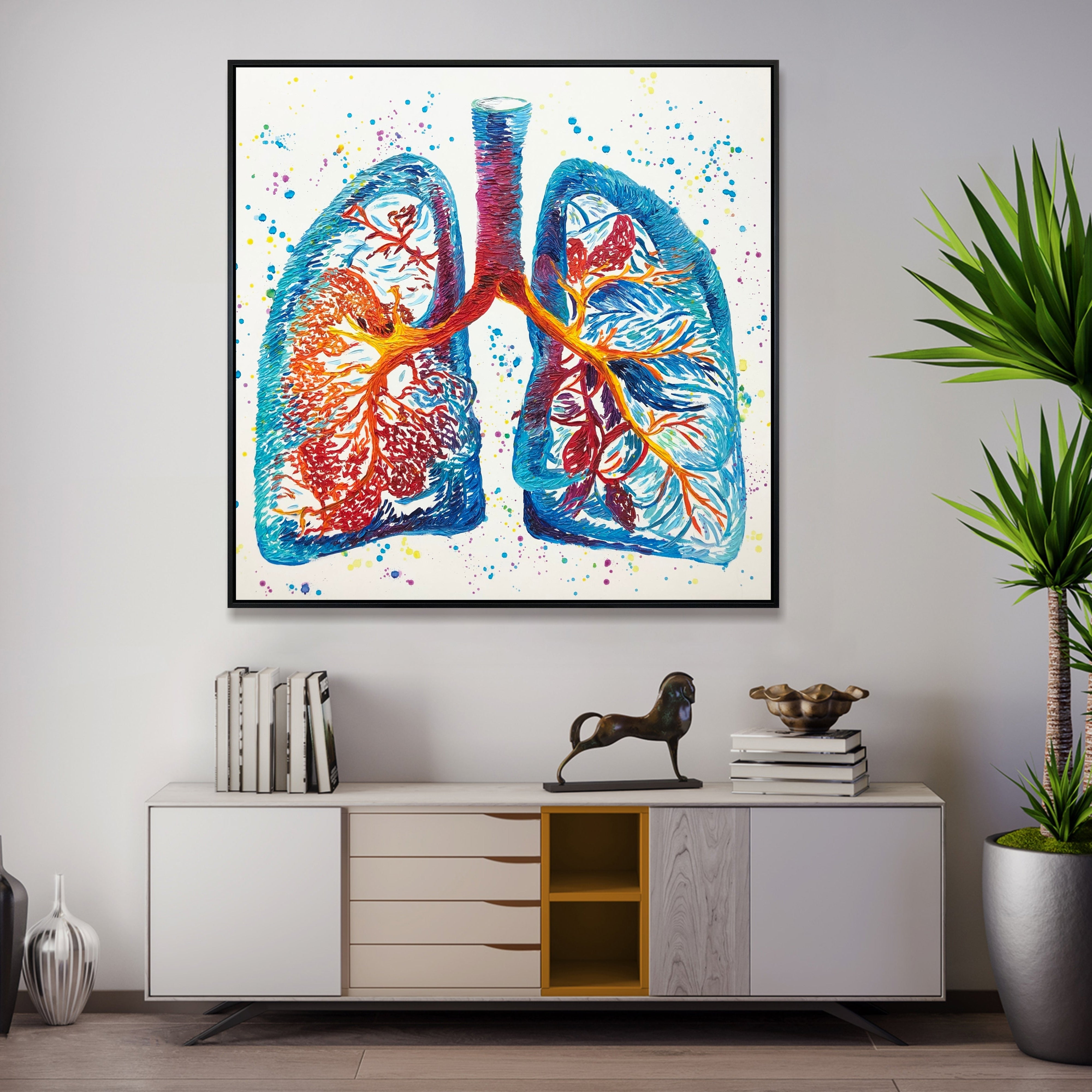 VIVID RESPIRE 46"x46"