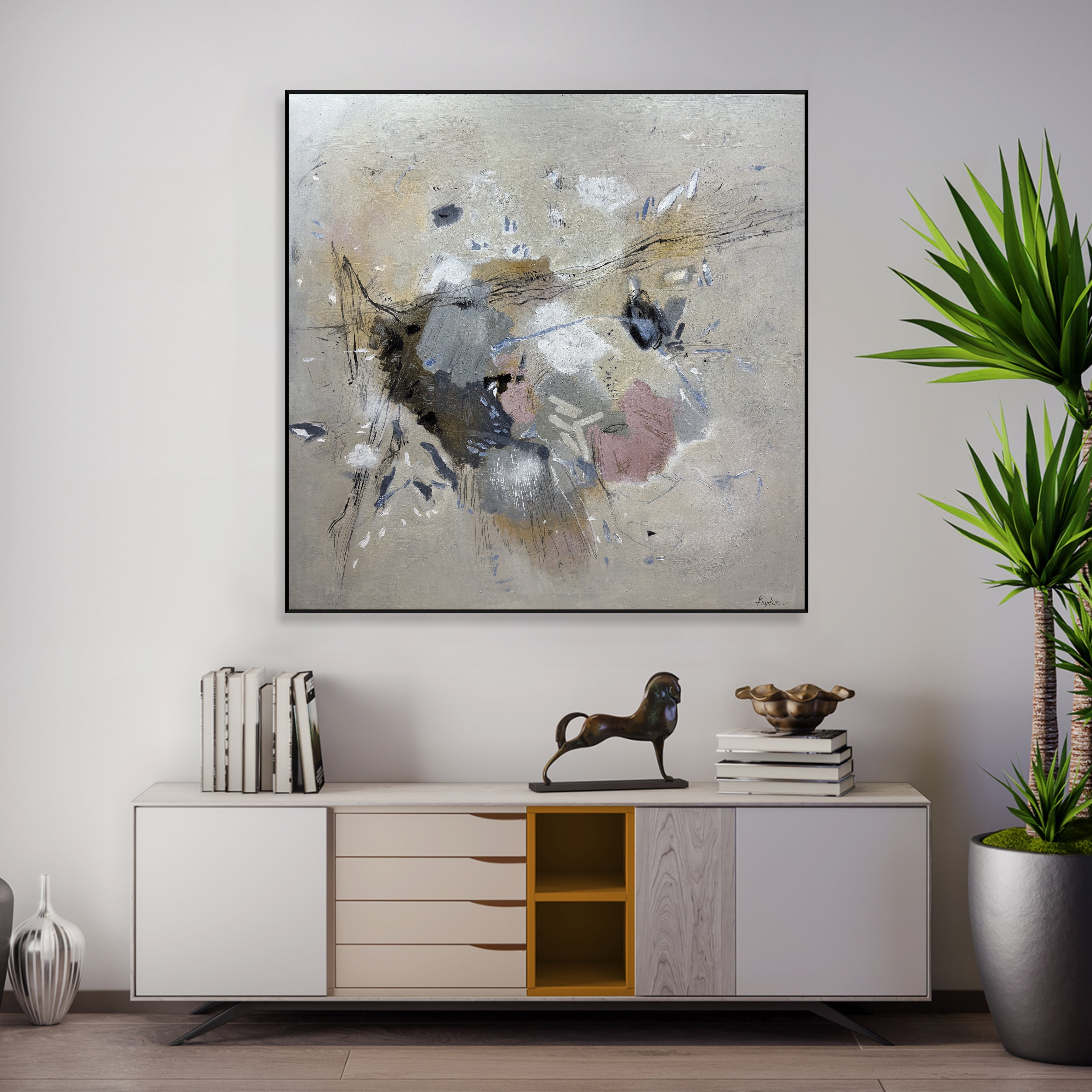 SOFT COLLISION 45.5"x45.5"