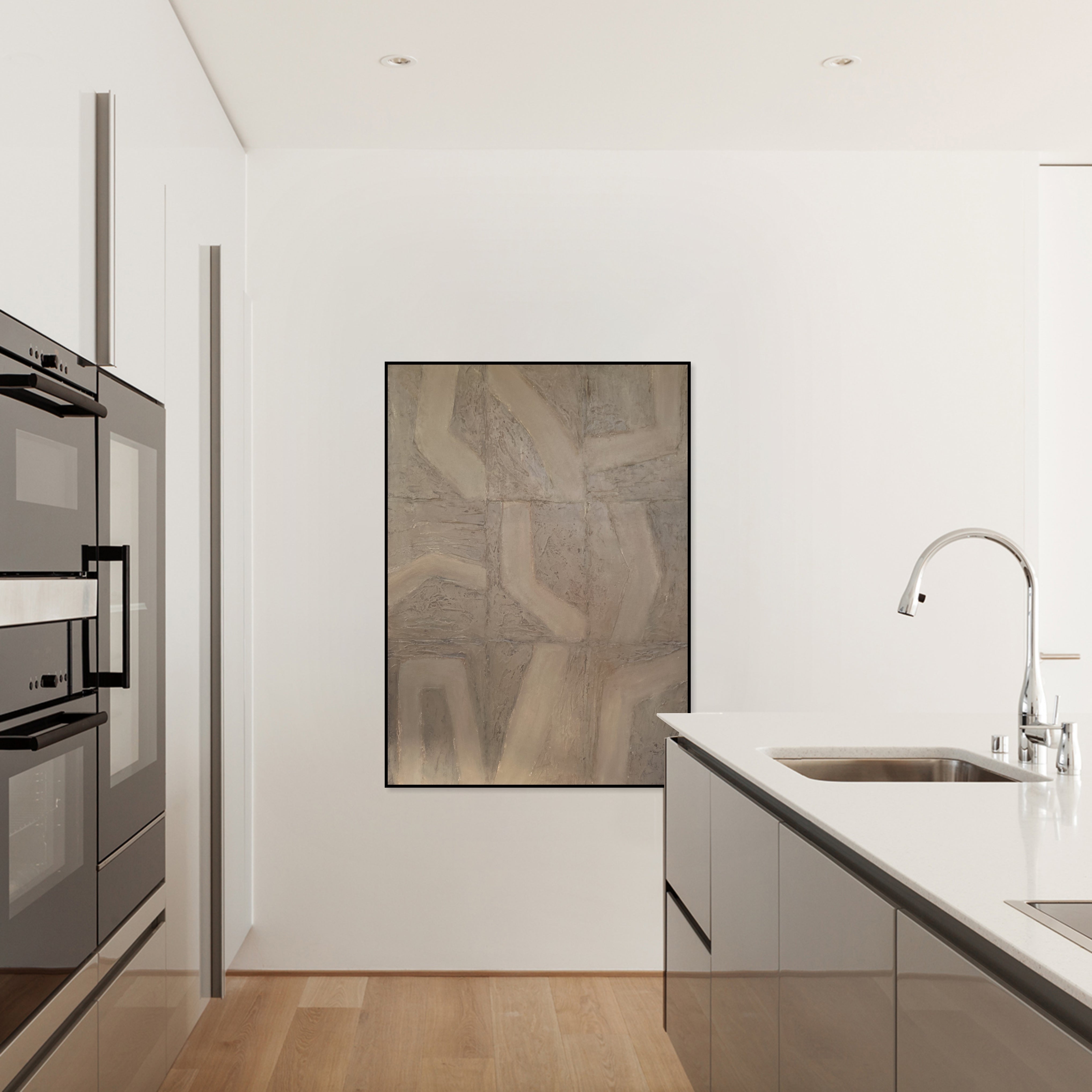 BEIGE GENESIS 40"x30"