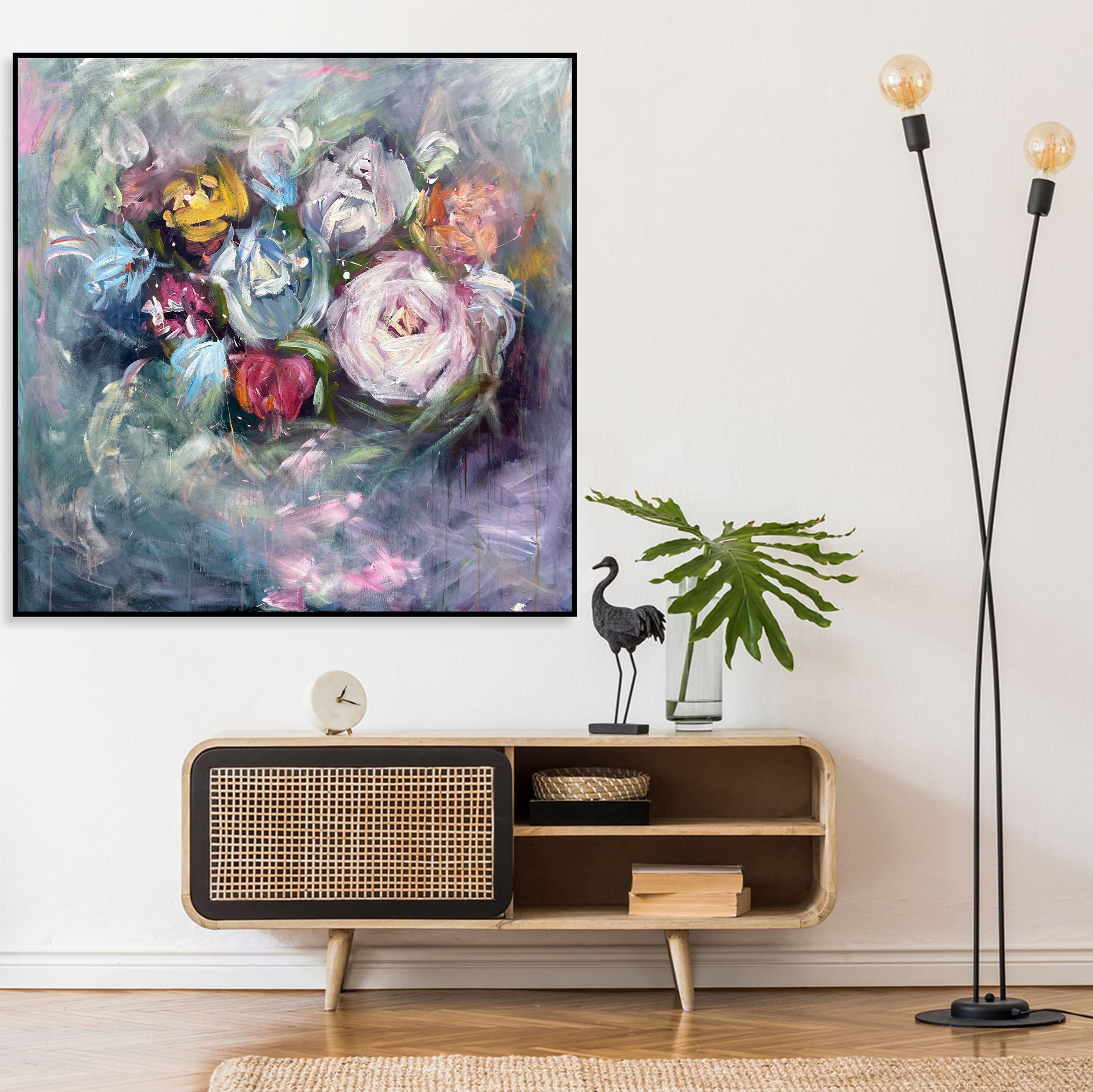 GARDEN OF DREAMS 40"x40"