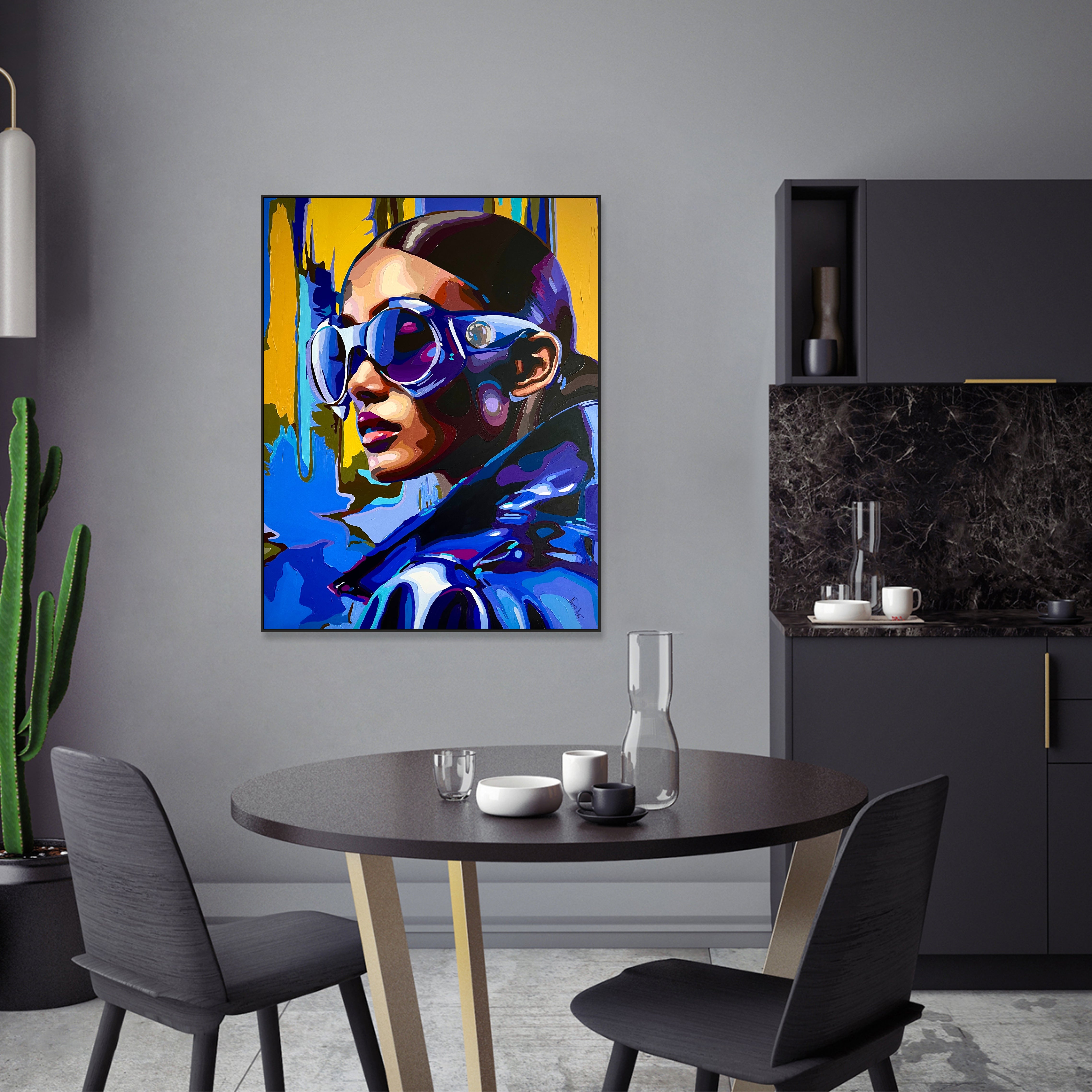 GIRL FROM THE FUTURE 43.3"x31.5"