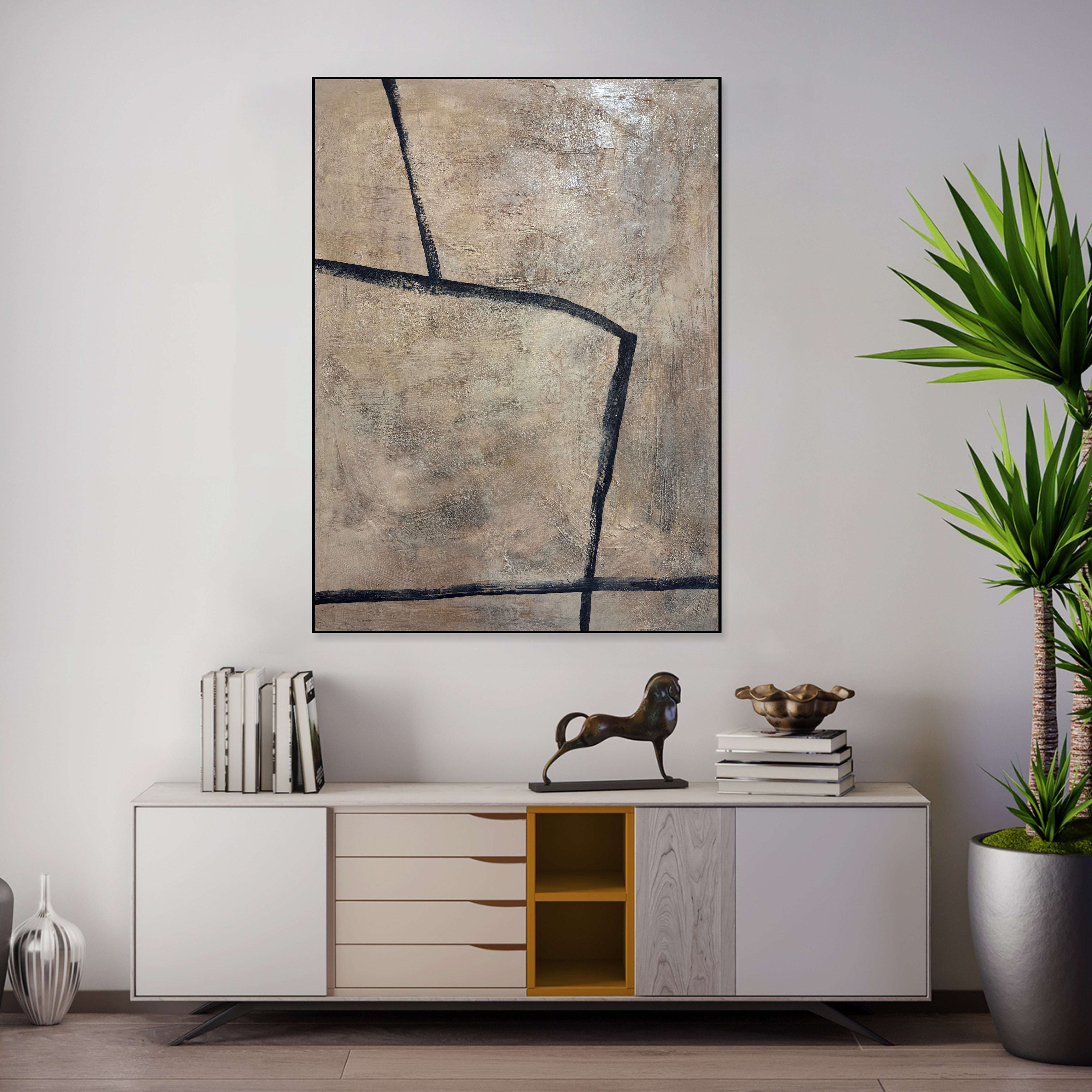 EARTHEN FLOW 32"x24"