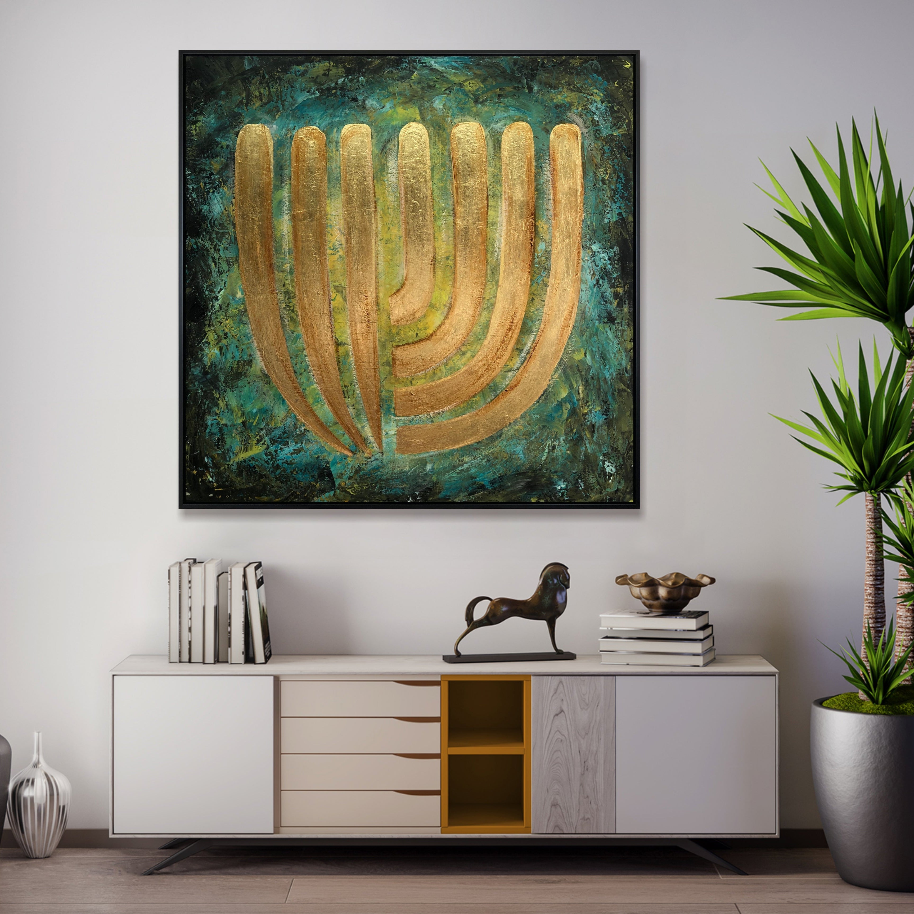 GOLDEN MENORAH