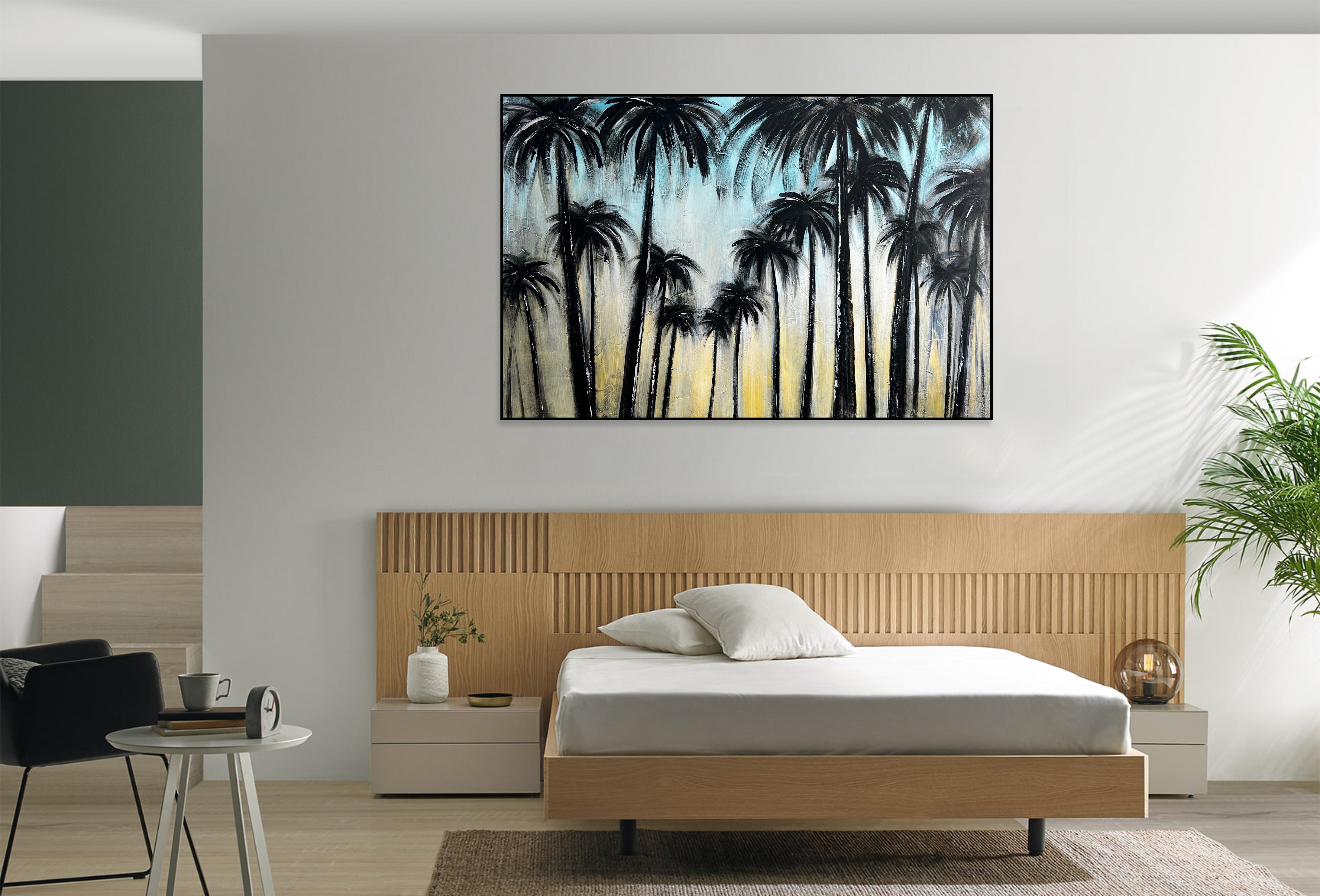 SUNSET PALMS 36"x54"