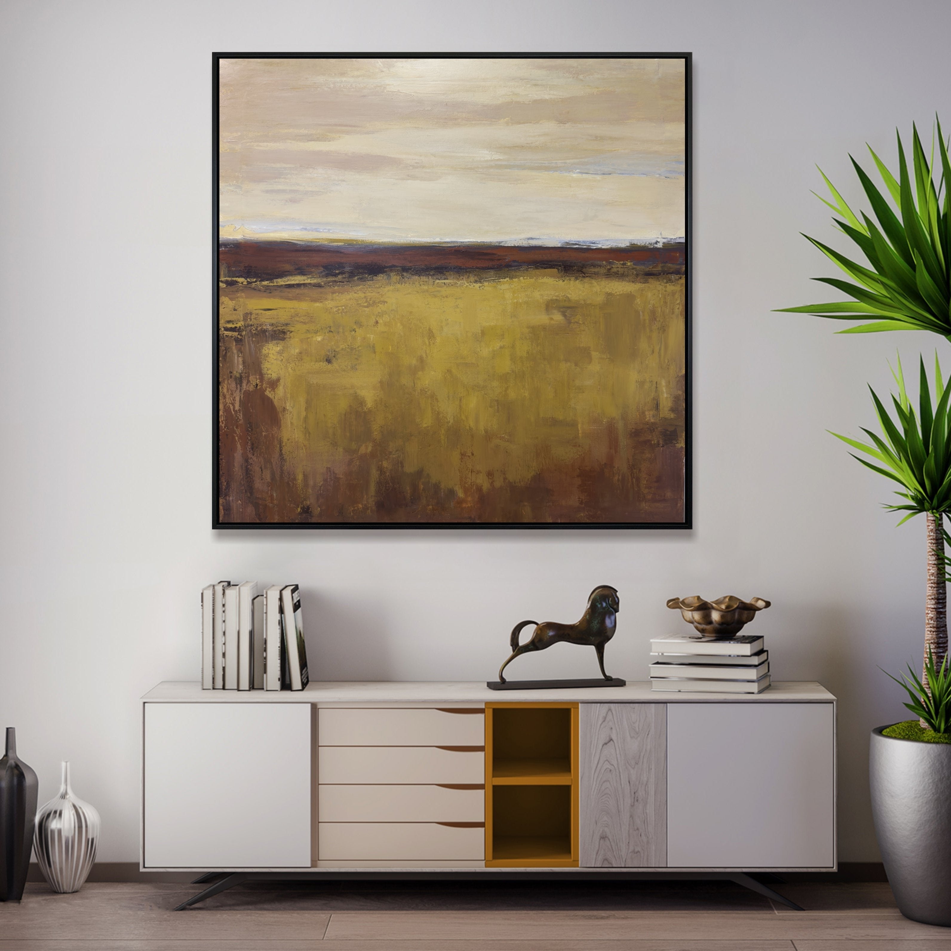 GOLDEN FIELDS 40"x40"