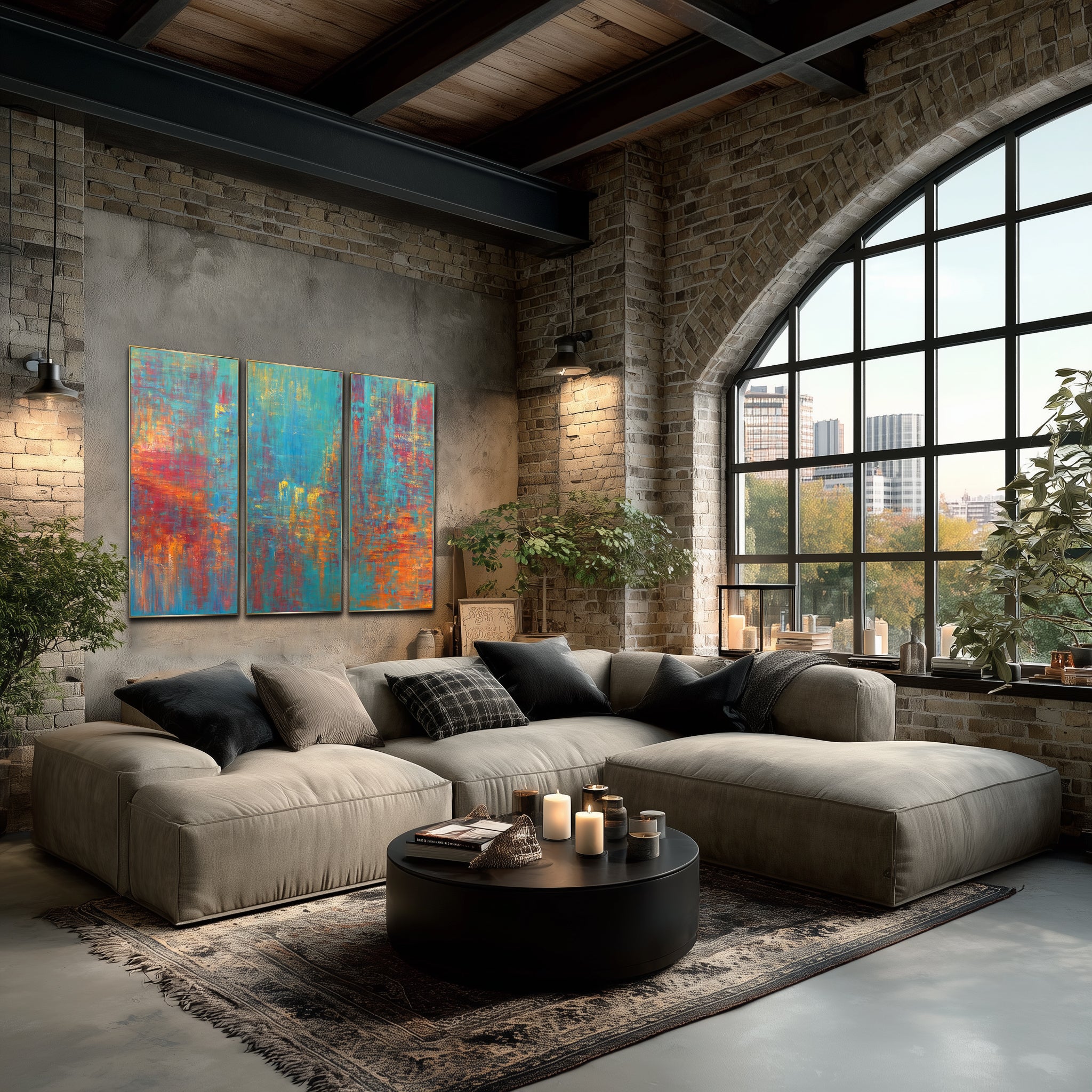 RIOT OF COLORS 3P 60"x83.7"