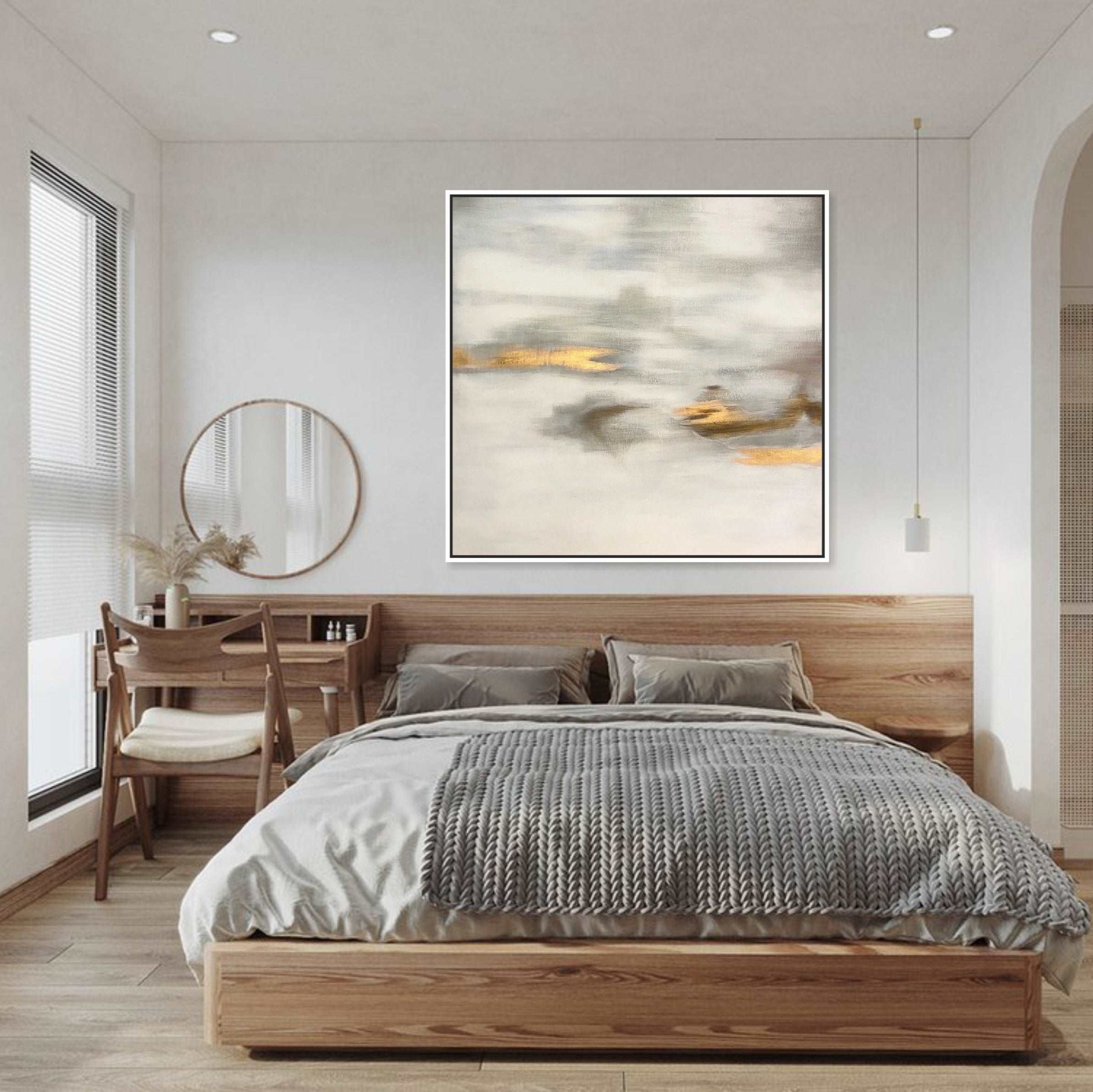 Abstract artwork contemporary MISTY WAY