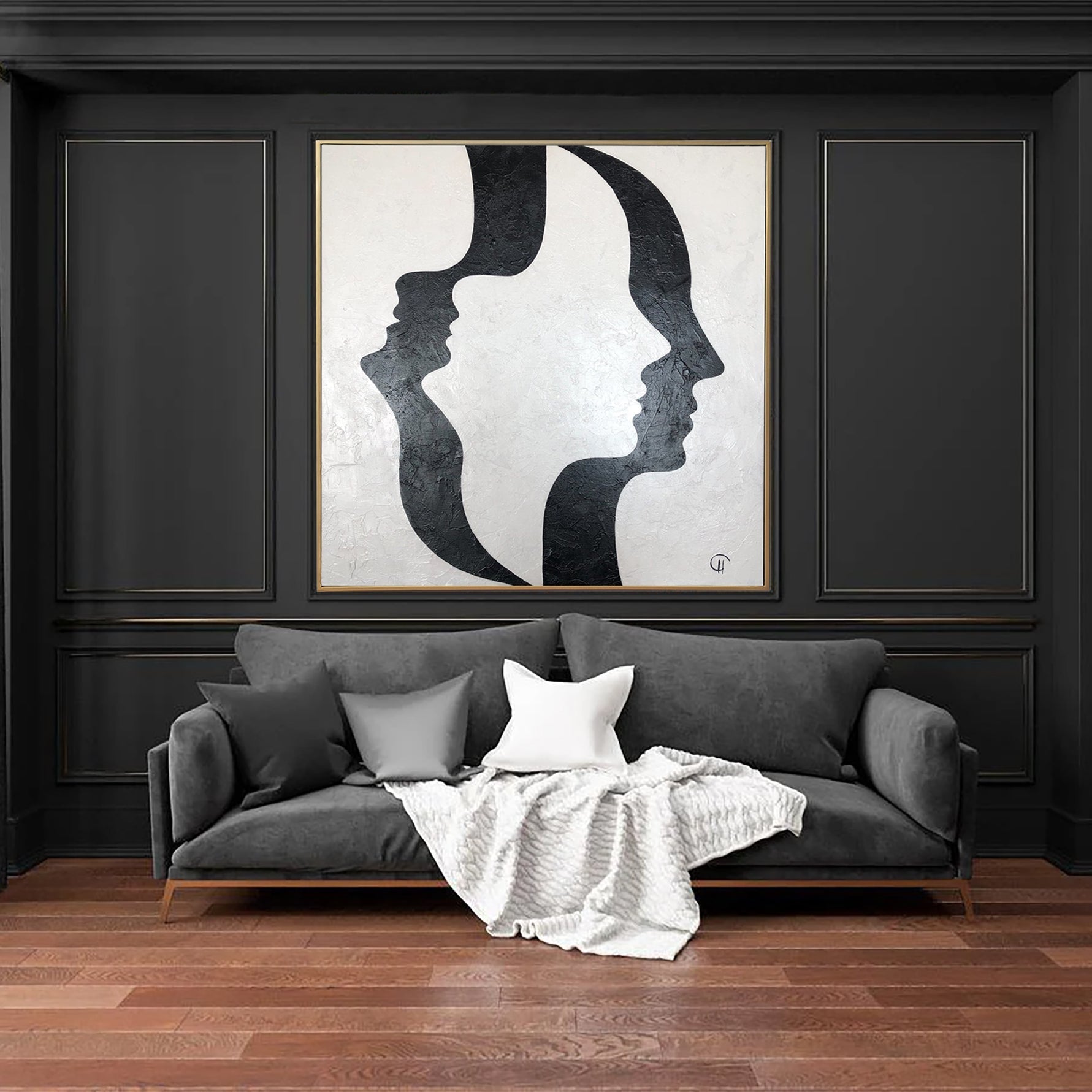 OPTICAL ILLUSION 27.5"x27.5"