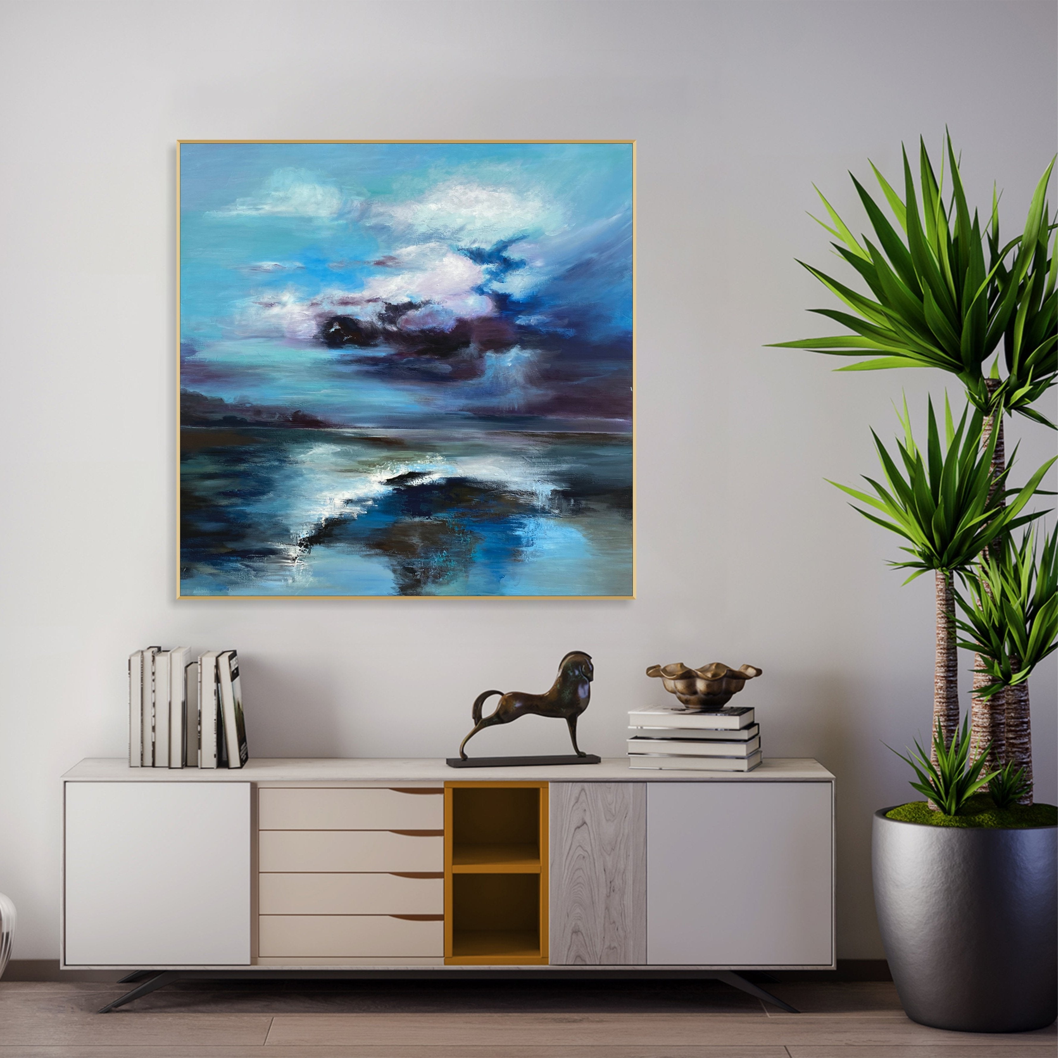 COASTAL VIEW 40"x40"