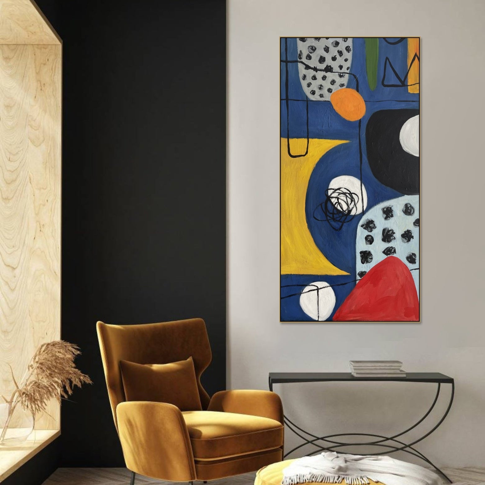 GEOMETRIC VIBRANCE 46"x23"