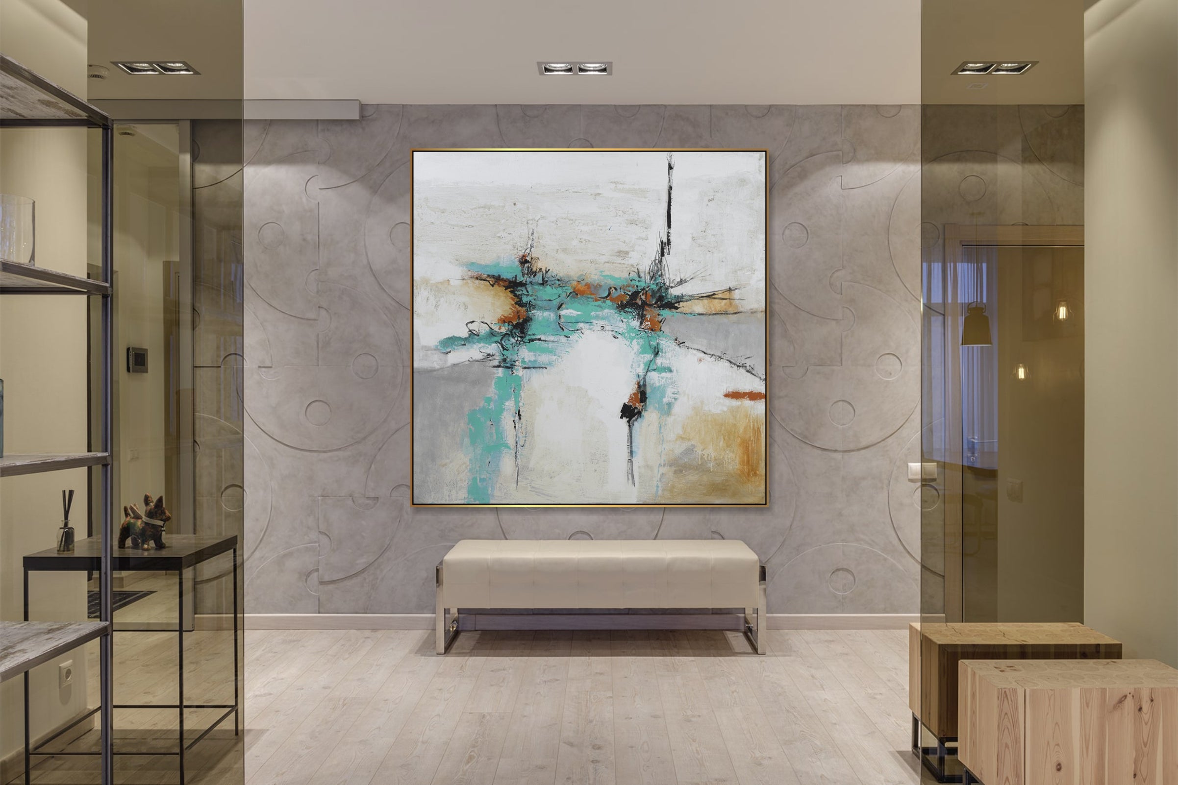 Modern wall art AQUA DYNAMICS