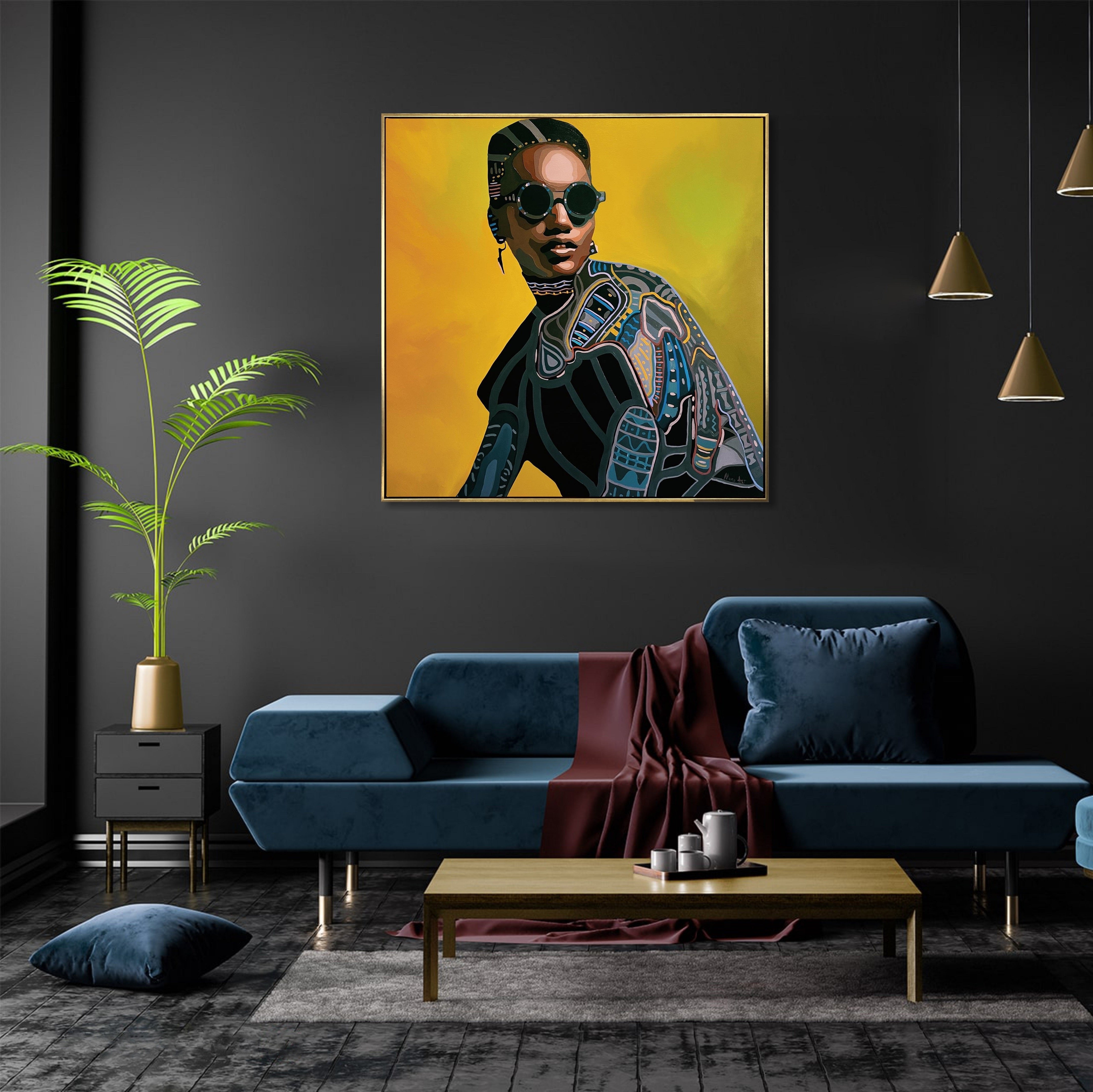 MOON QUEEN 43.3"x43.3"