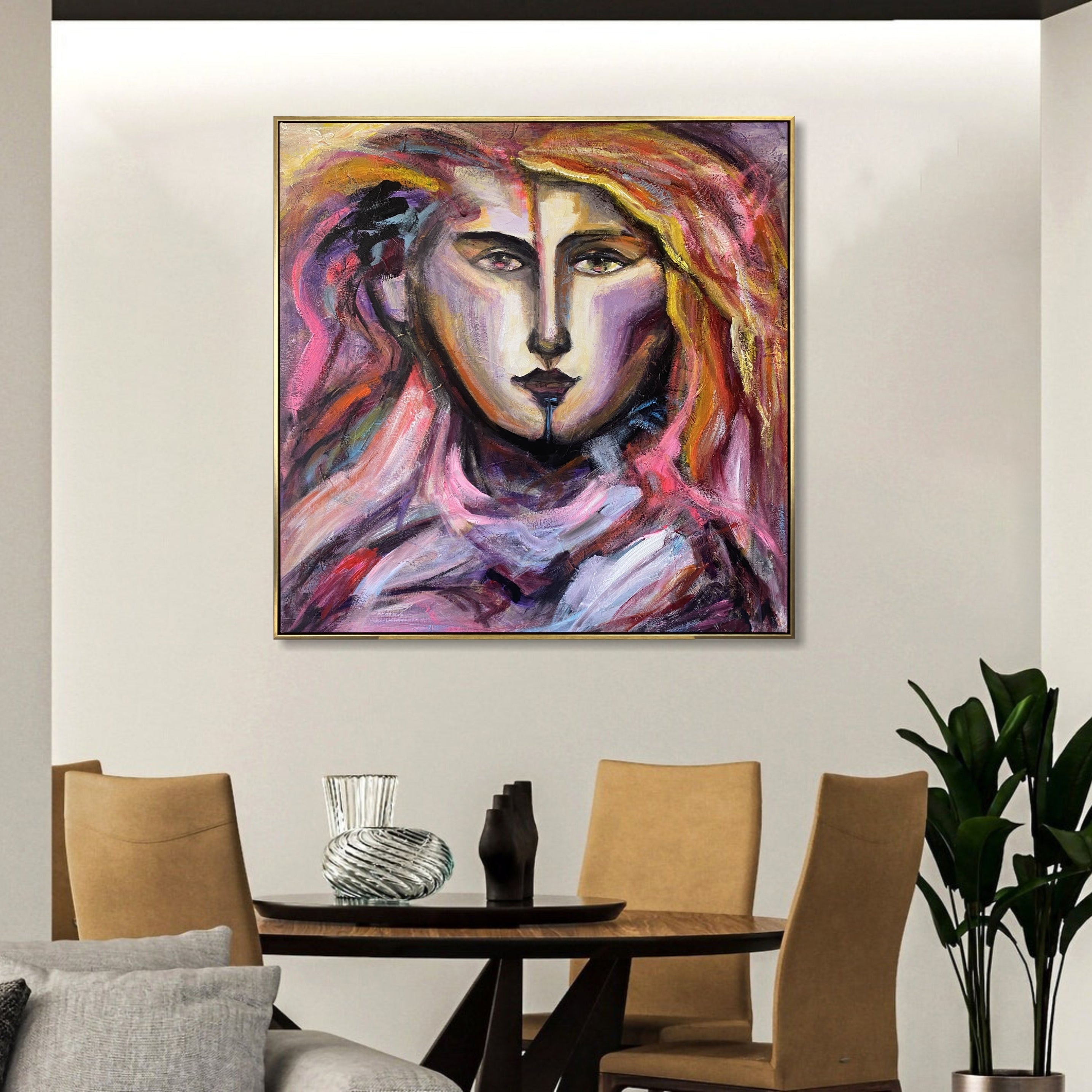 COLORFUL MUSE 40"x40"