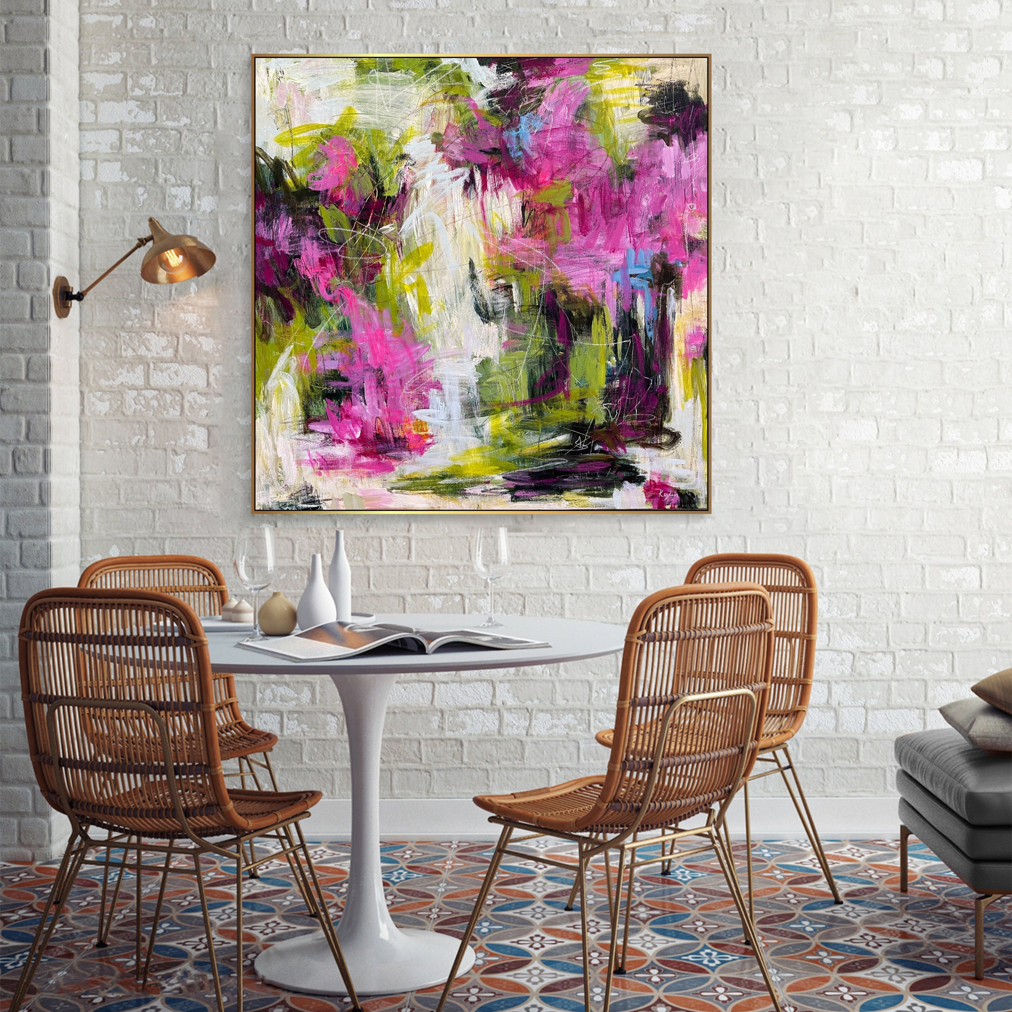 COLORFUL WHIMS 39.3"x39.3"