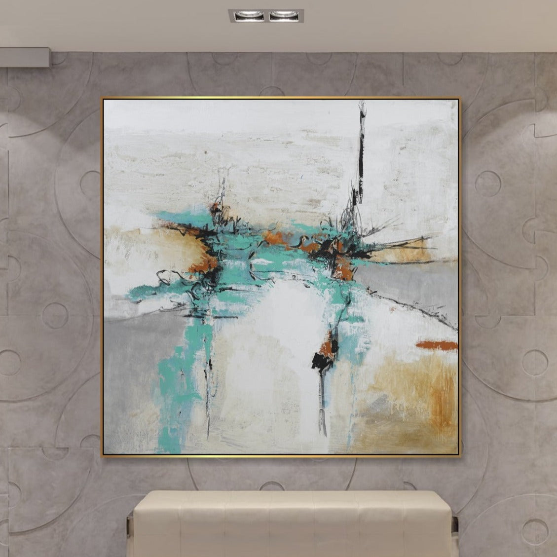 Modern wall art AQUA DYNAMICS