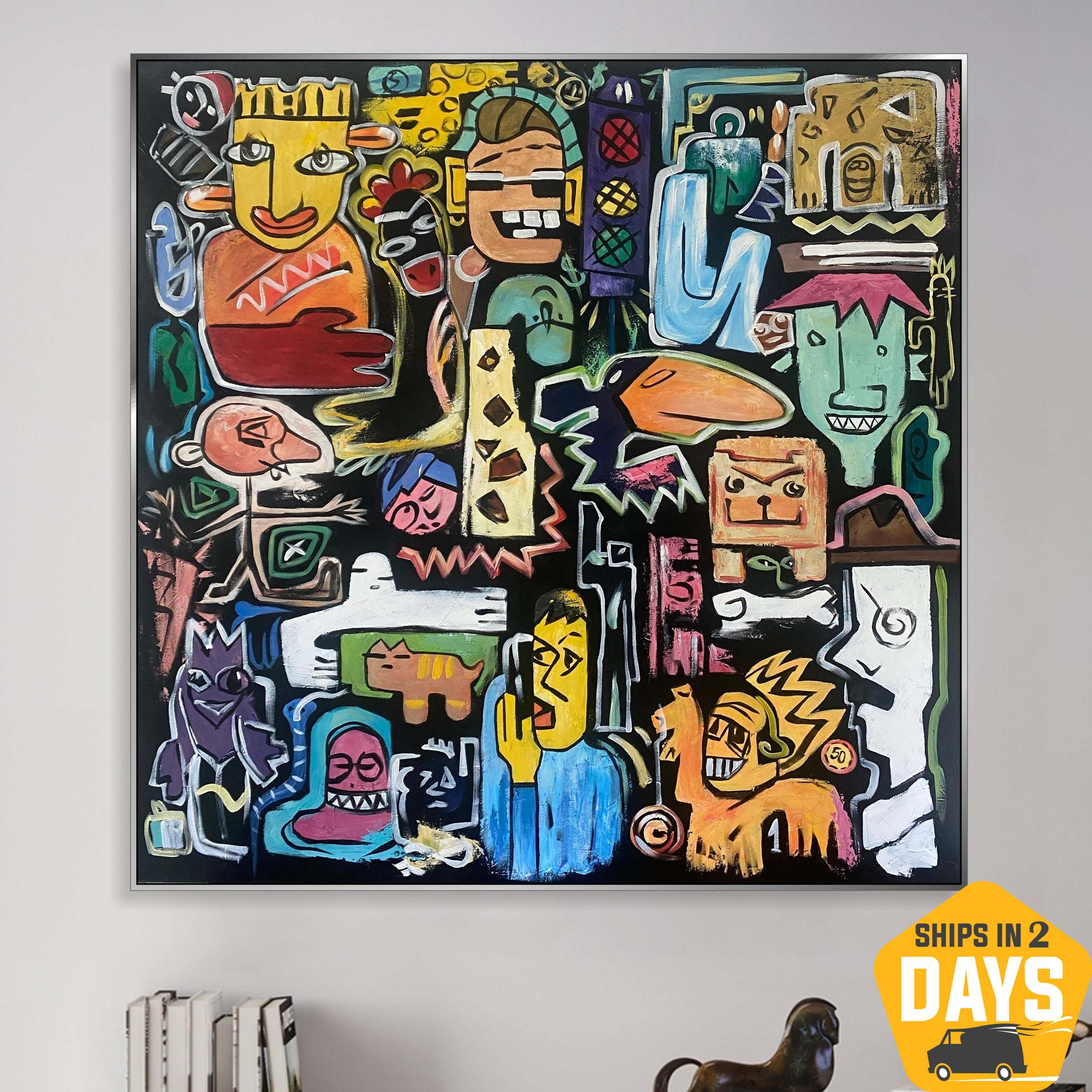 MODERN SOCIETY 50"x50"