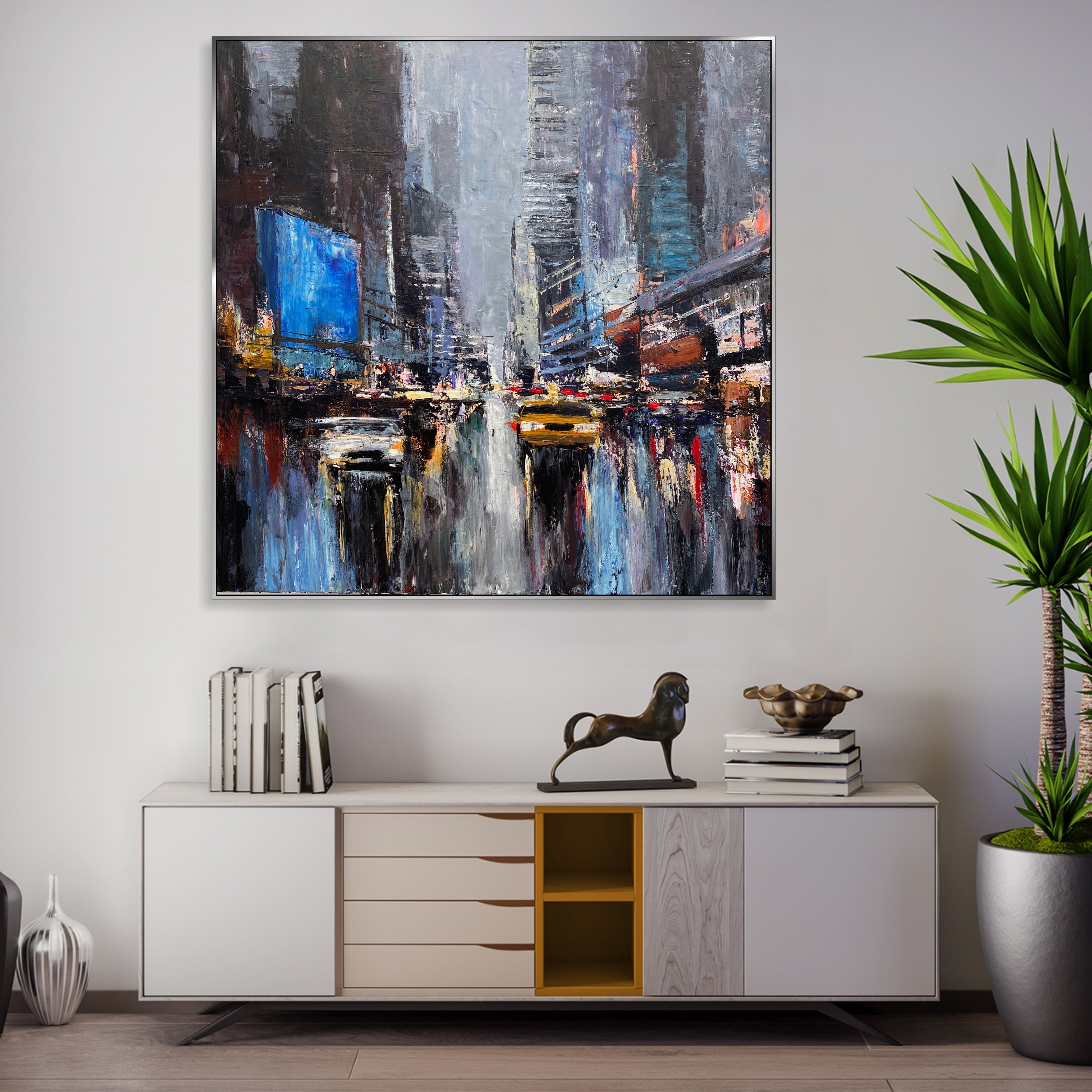 MIDNIGHT METROPOLIS 40"x40"