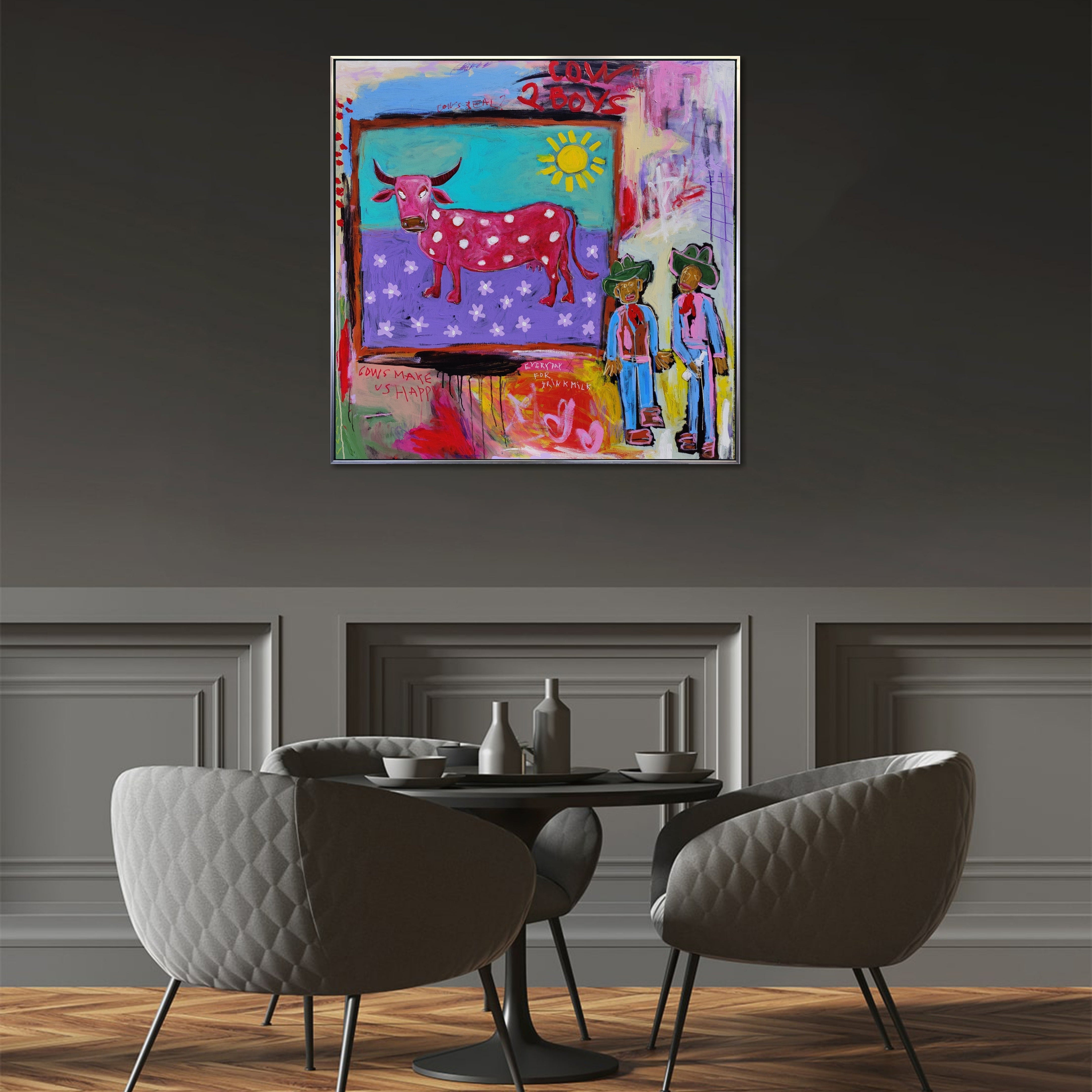 HAPPY FARM LIFE 46"x46"