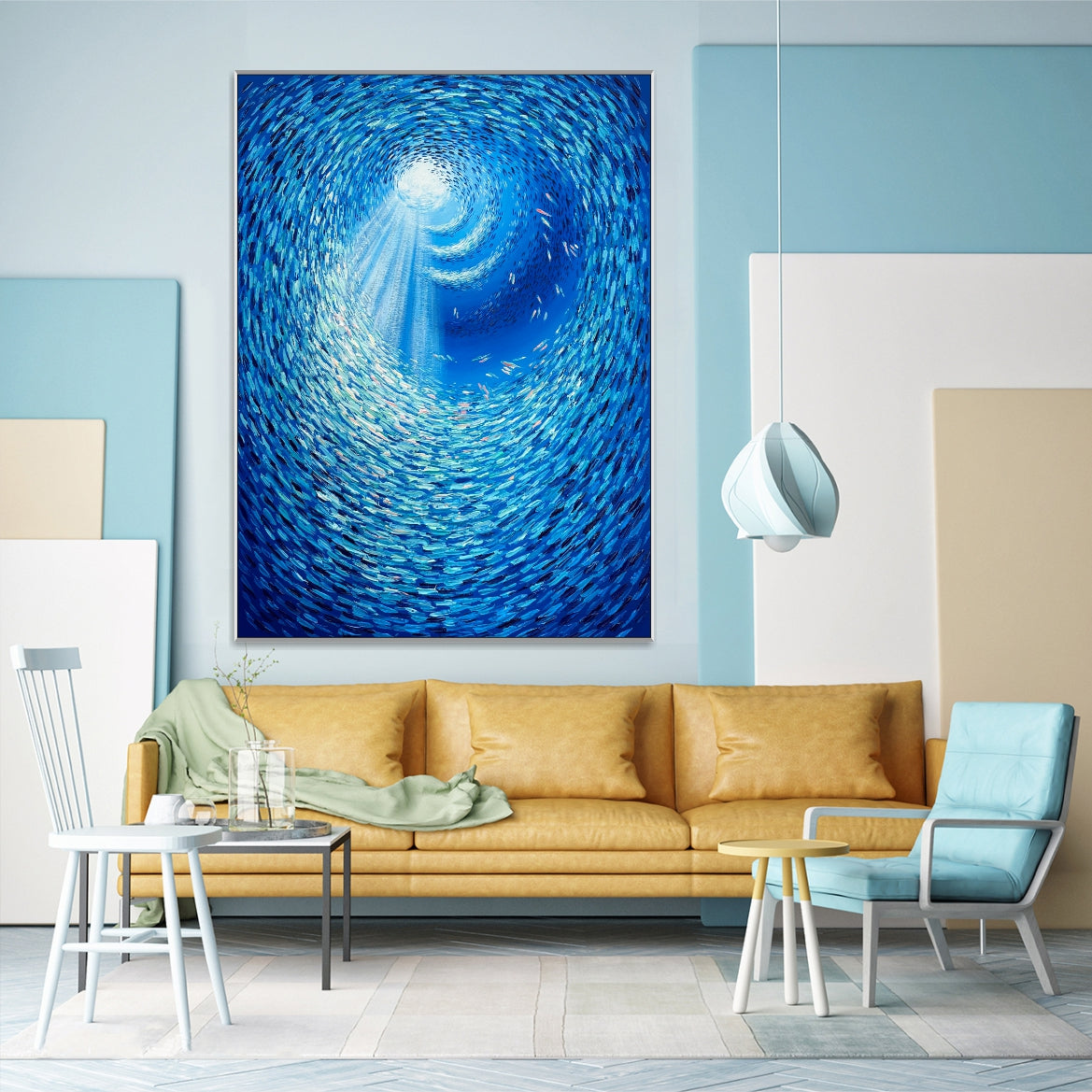 FISH WHIRLPOOL 40"x30"