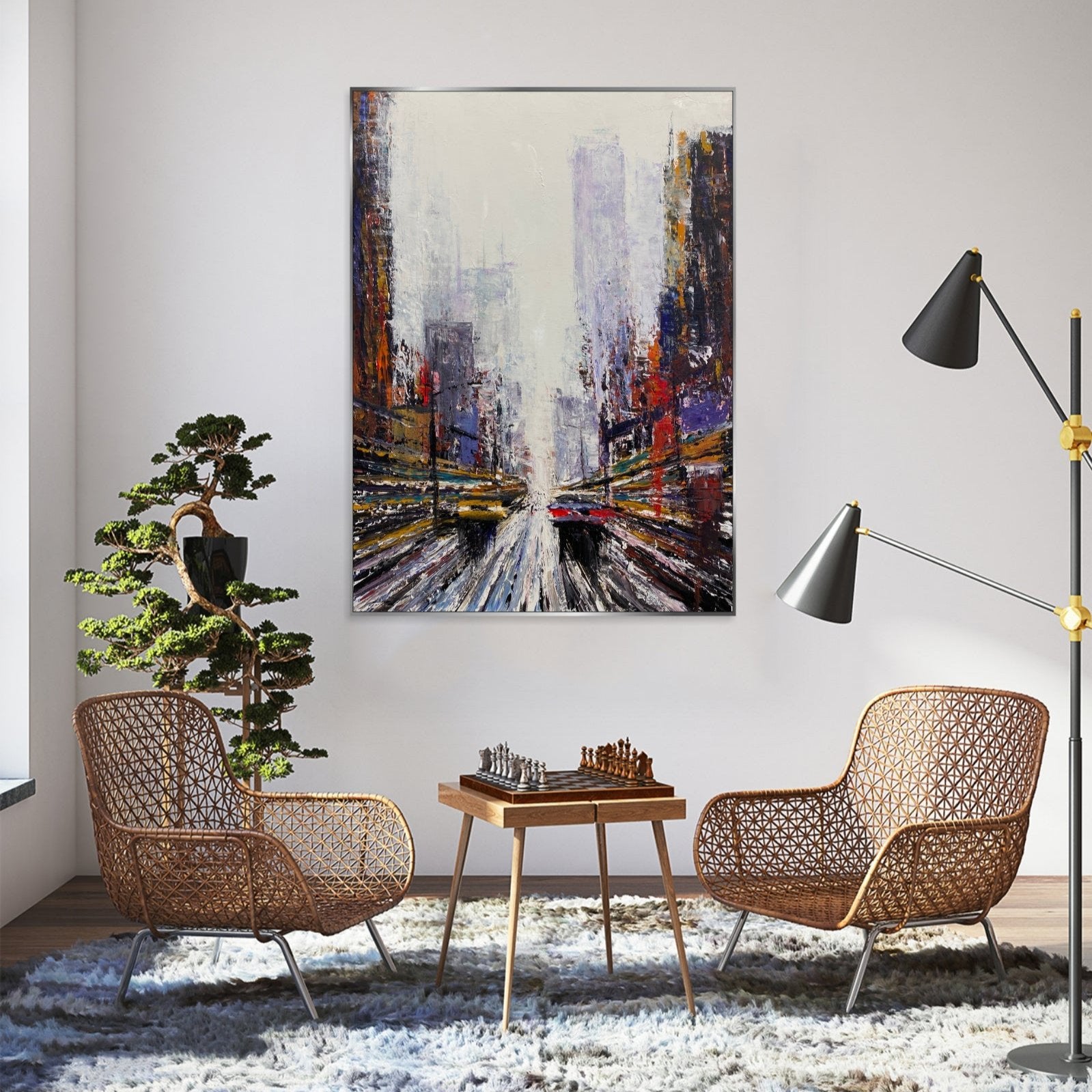 METROPOLITAN RUSH 40"x30"