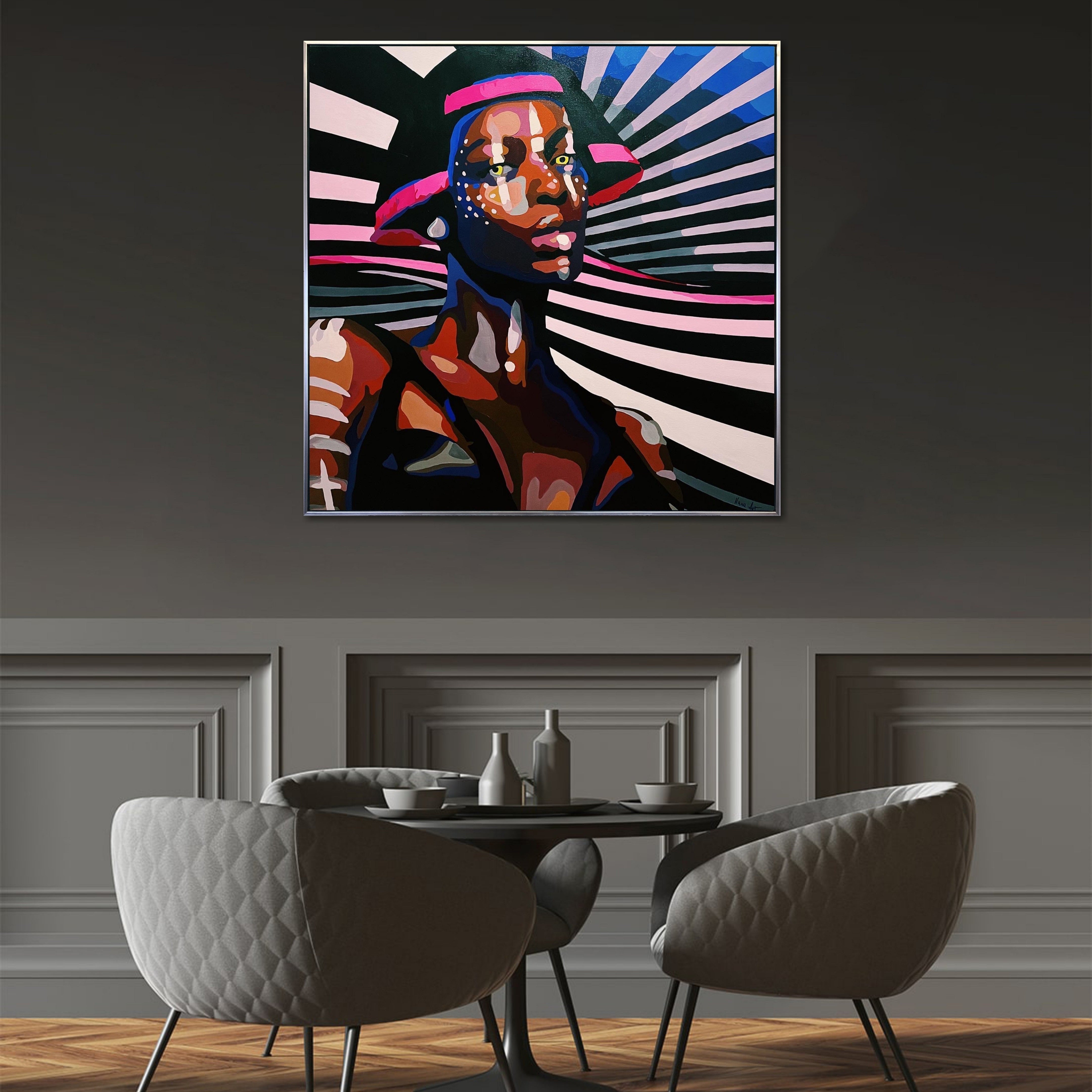 COSMIC GIRL 43.3"x43.3"