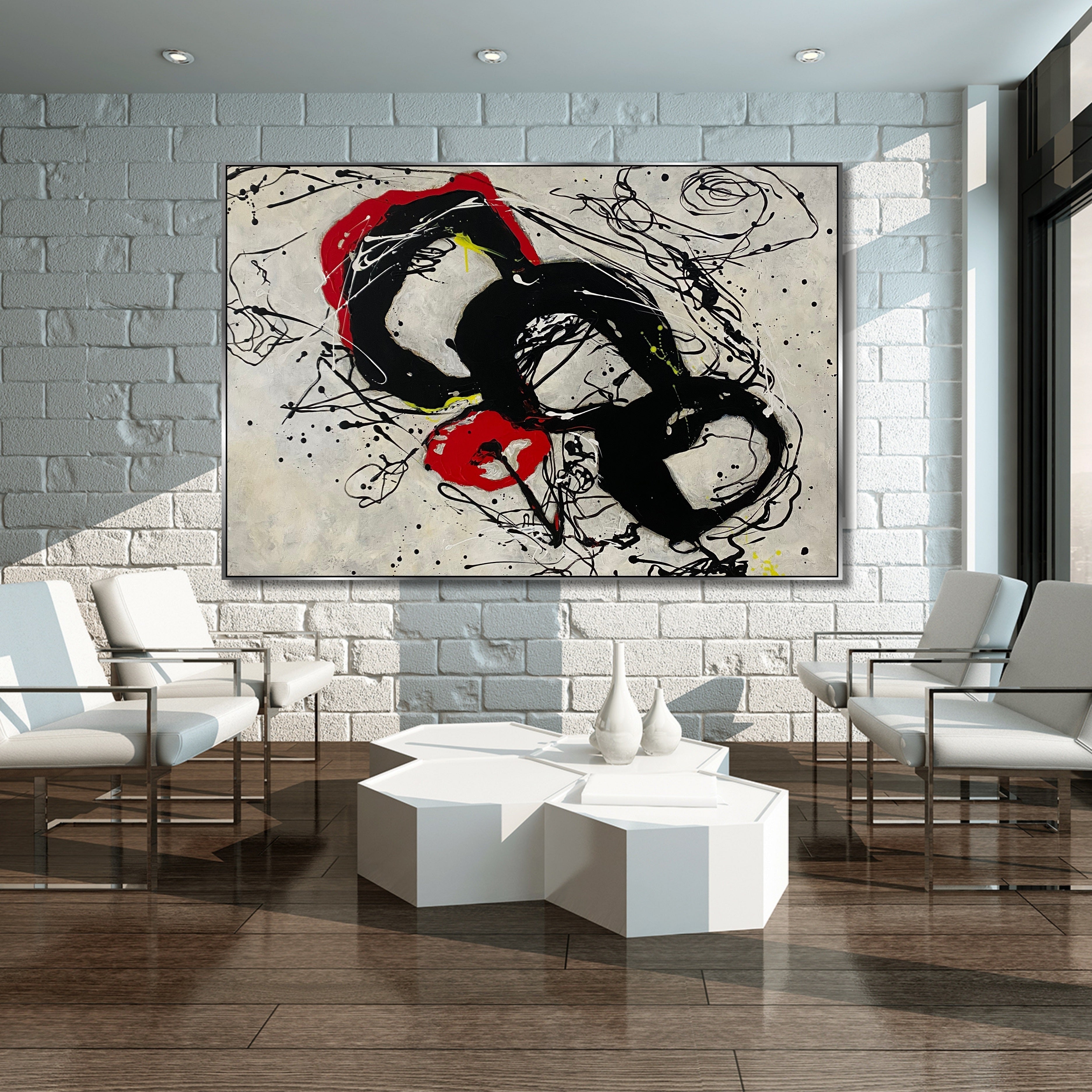 VIVACIOUS SPLATTER 36"x54"