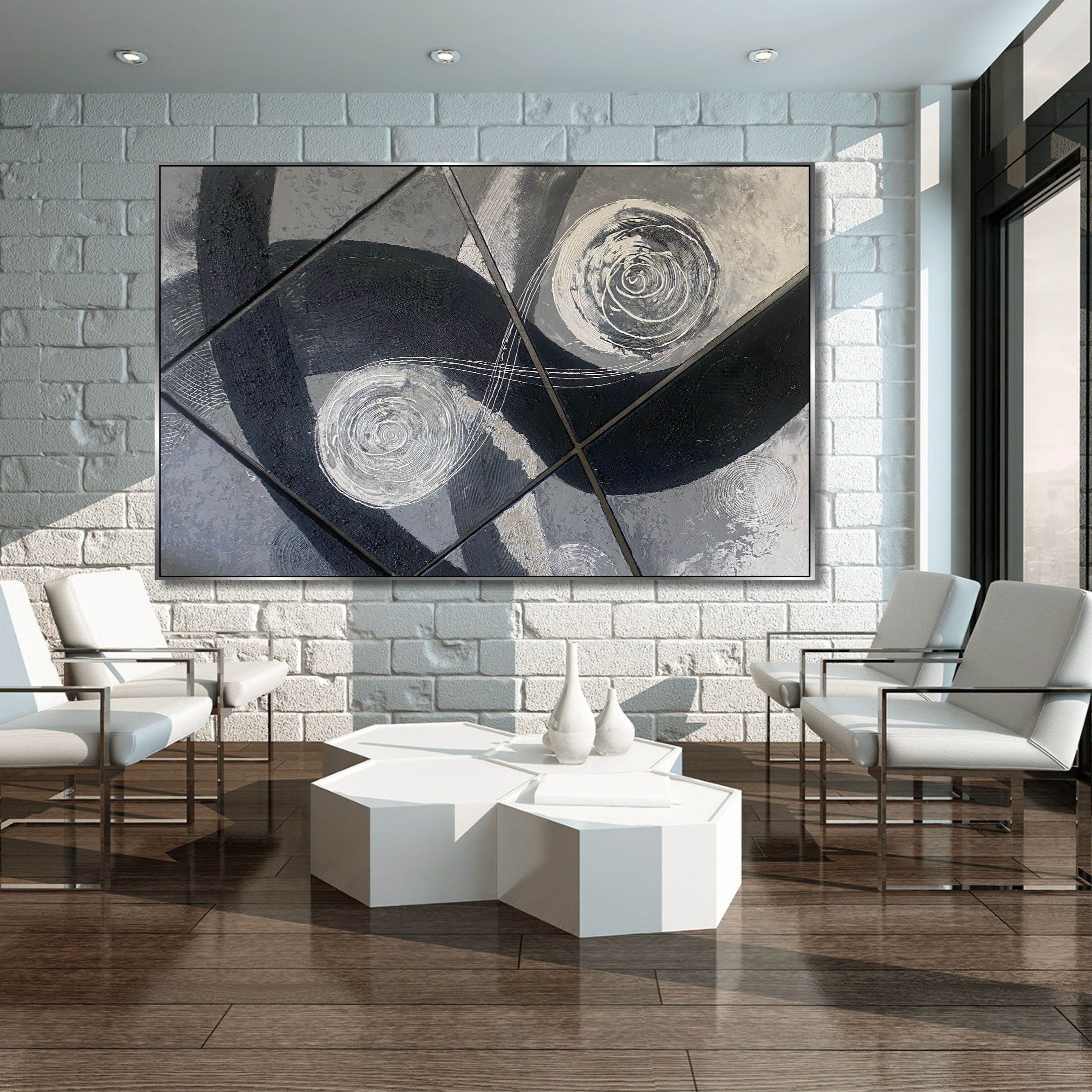 ENTHERAL SPIRALS 39.4"x59"